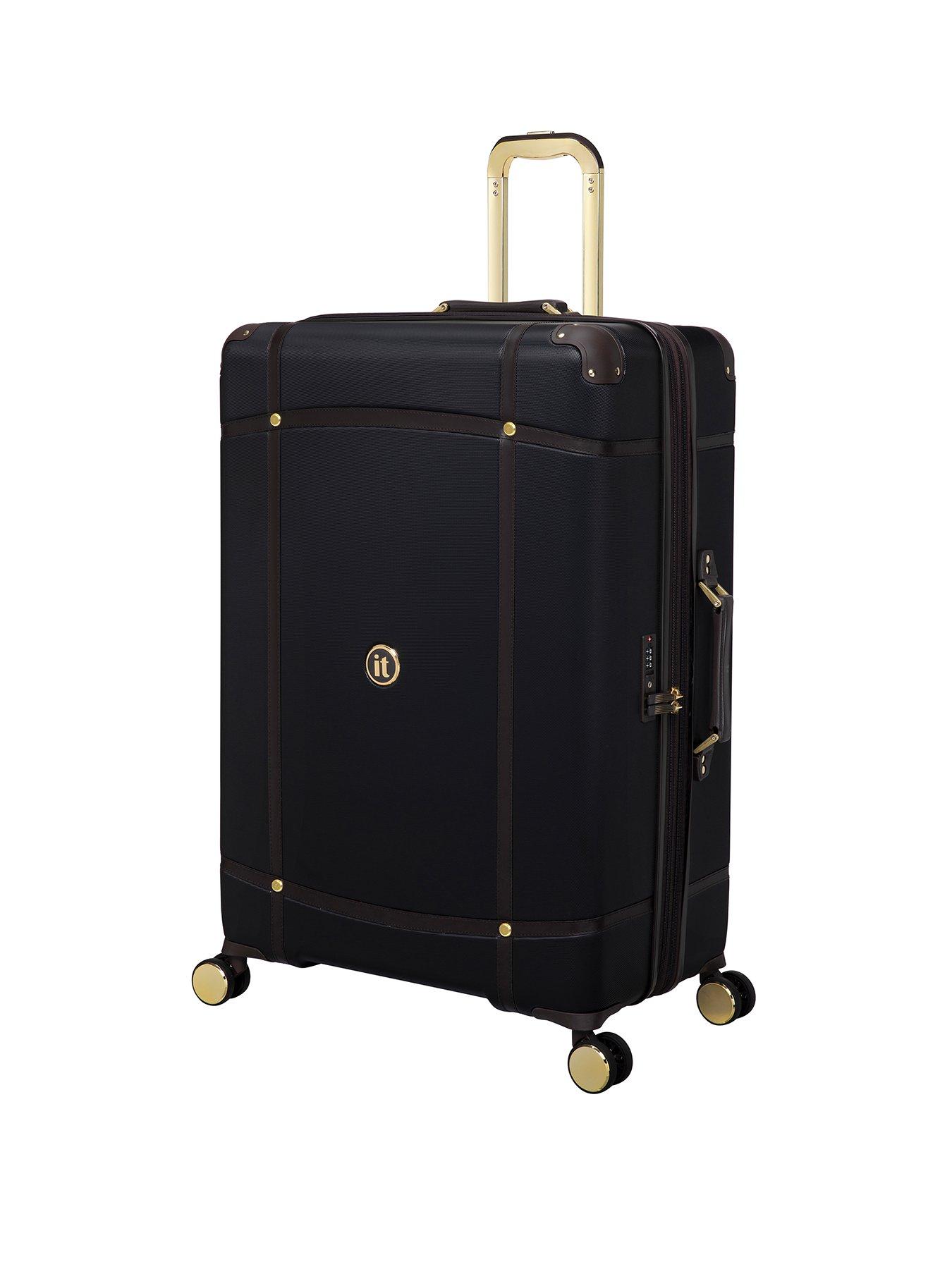it Luggage Superiority Black Large Suitcase Very