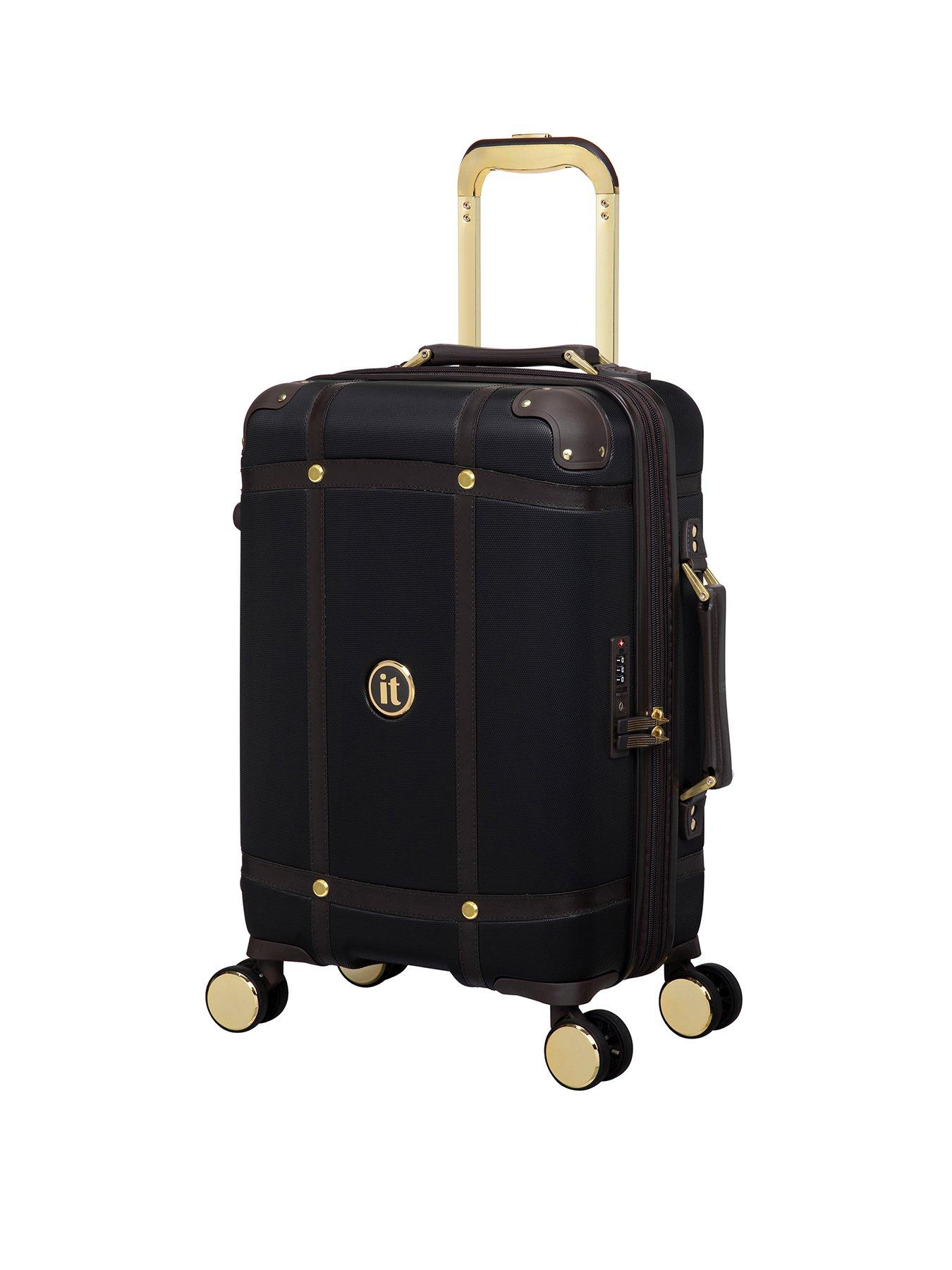 it Luggage Superiority Black Medium Suitcase Very