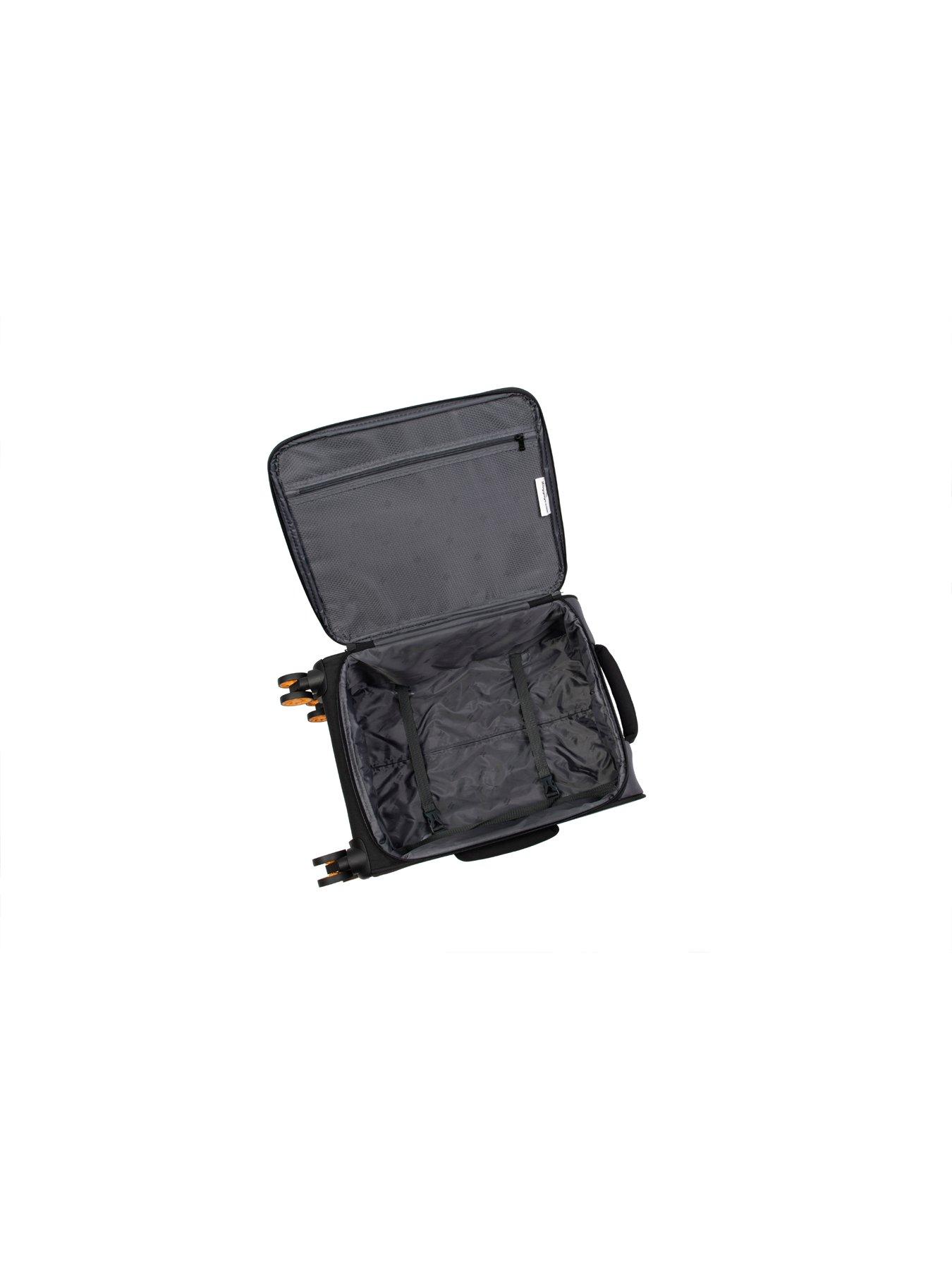 Image 5 of 5 of it Luggage Duo-Tone Pewter + Black Cabin Suitcase