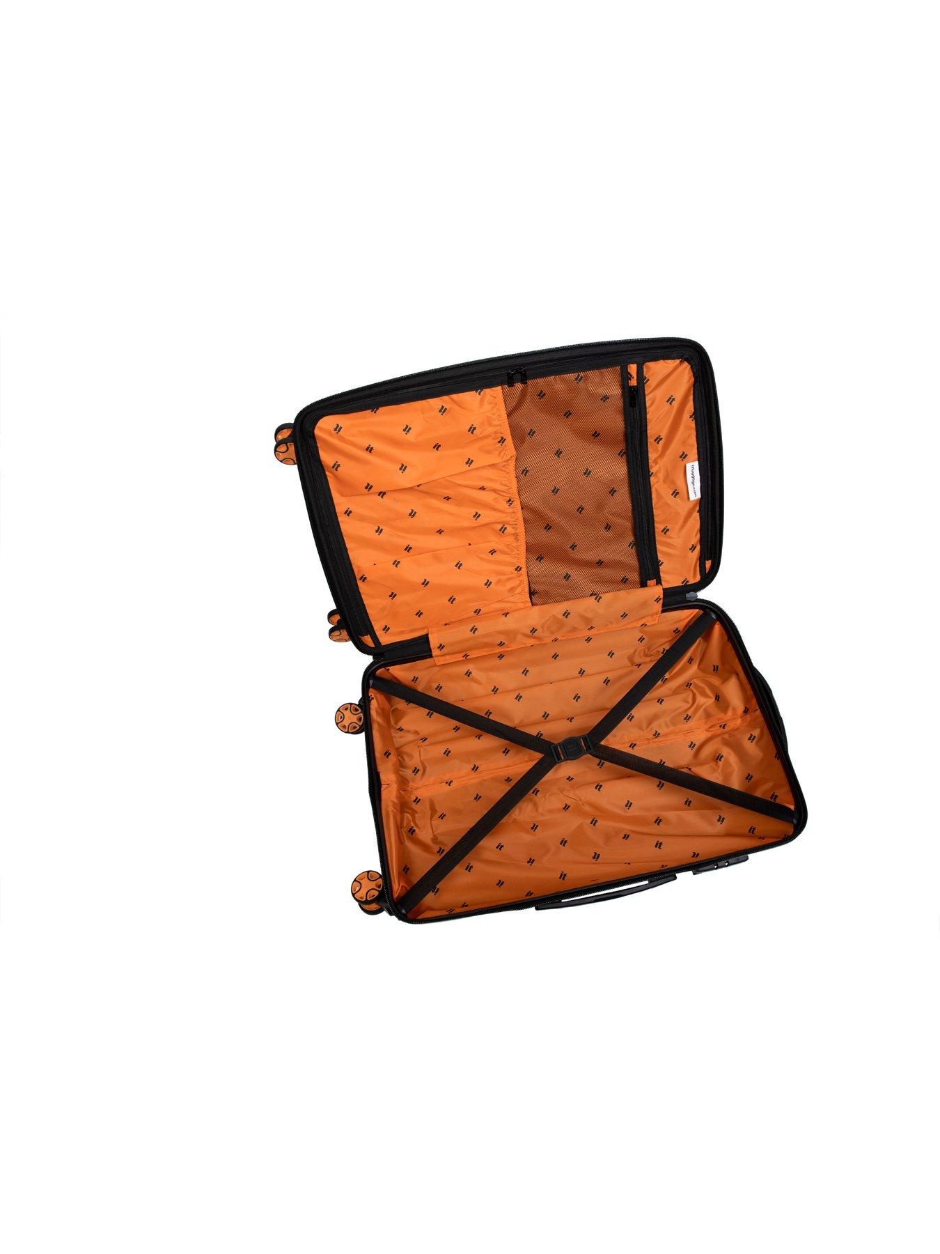 Image 7 of 7 of it Luggage Convertible Black XXL Suitcase with Removeable Wheels