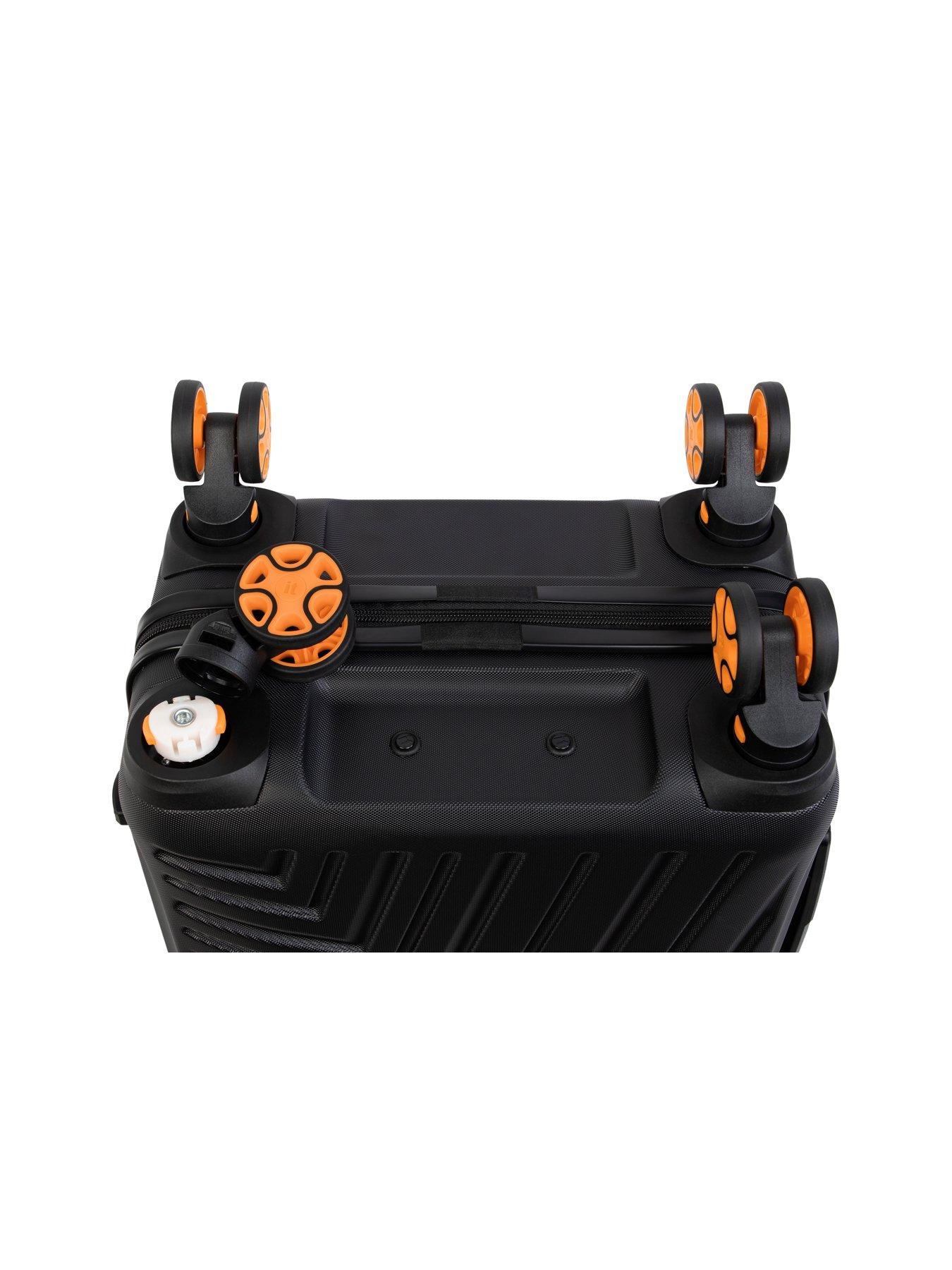 Image 5 of 7 of it Luggage Convertible Black XL Suitcase with Removeable Wheels