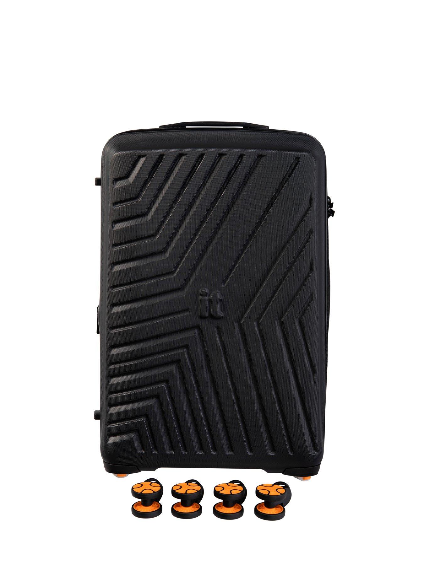 Image 4 of 7 of it Luggage Convertible Black Medium Suitcase with Removeable Wheels