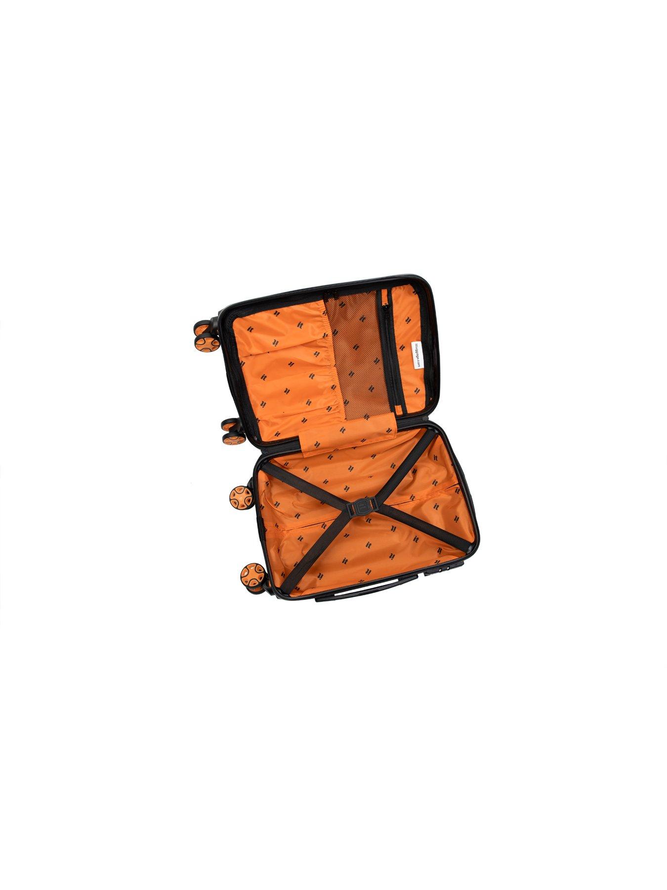 Image 7 of 7 of it Luggage Convertible Black Underseat Suitcase with Removeable Wheels