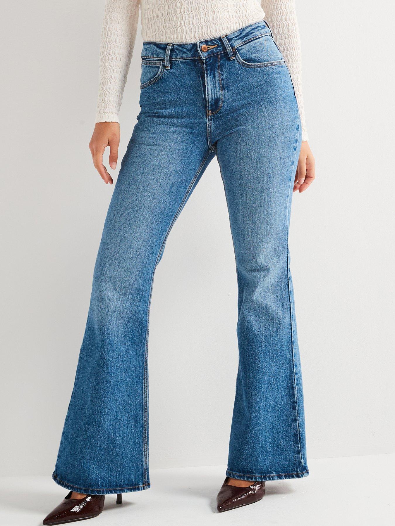 Wrangler Fierce Flare Jean-blue