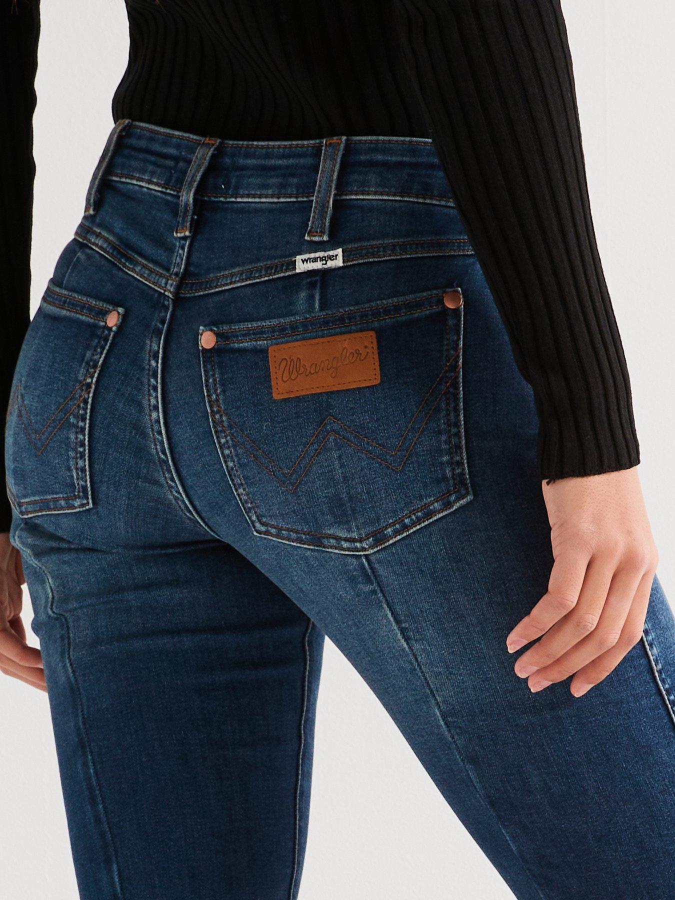 Image 4 of 4 of Wrangler Spat Jean-blue