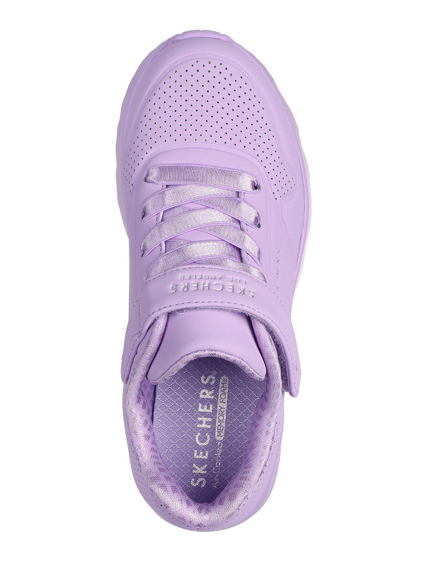 Skechers memory foam purple on sale