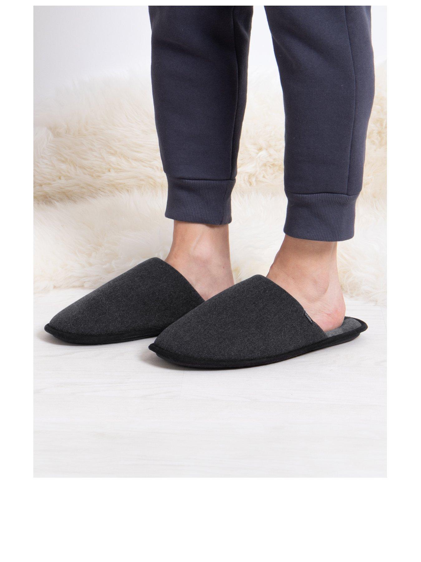 Image 2 of 5 of TOTES Check Lined Mule Slippers