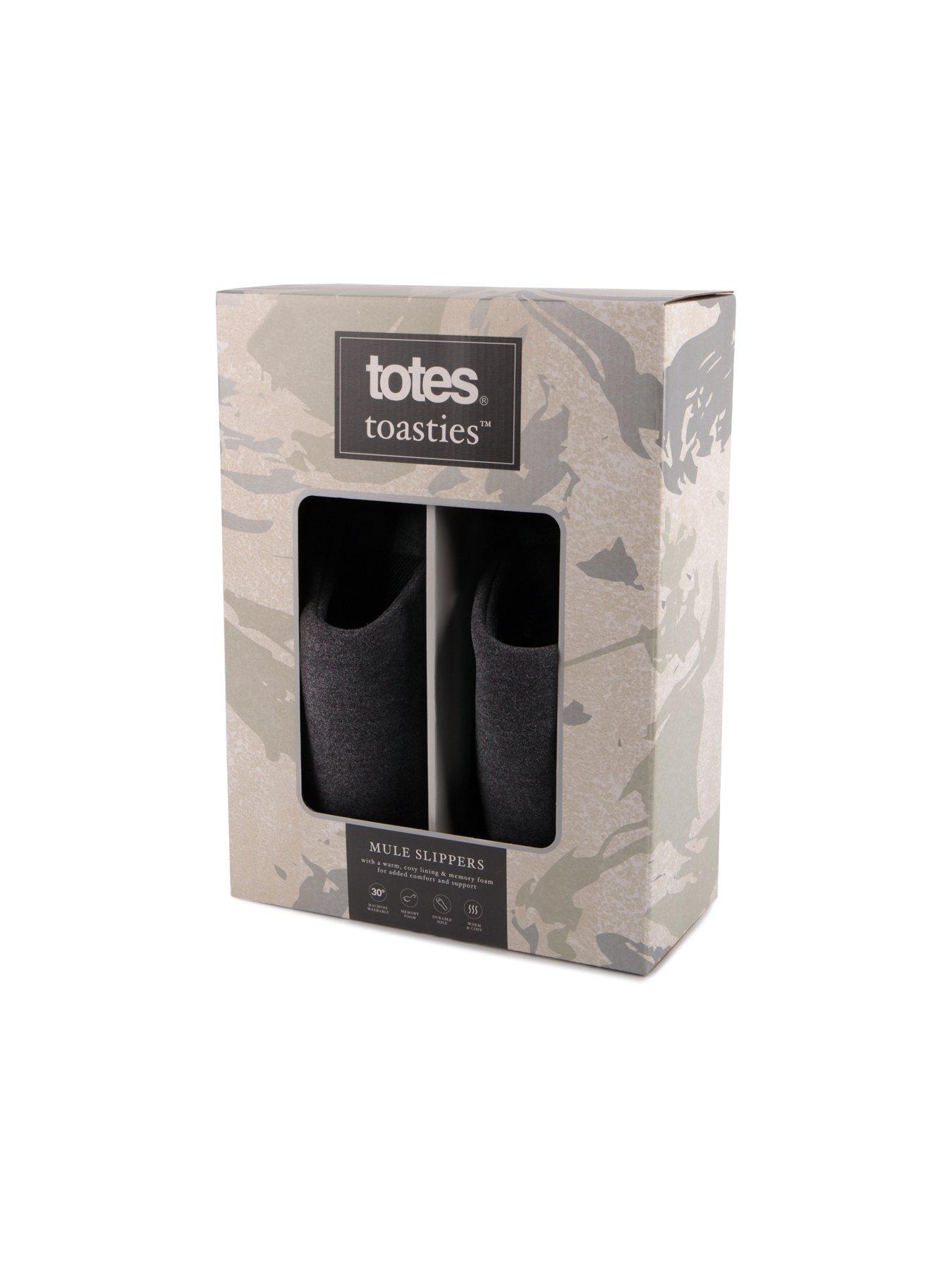 Image 5 of 5 of TOTES Check Lined Mule Slippers
