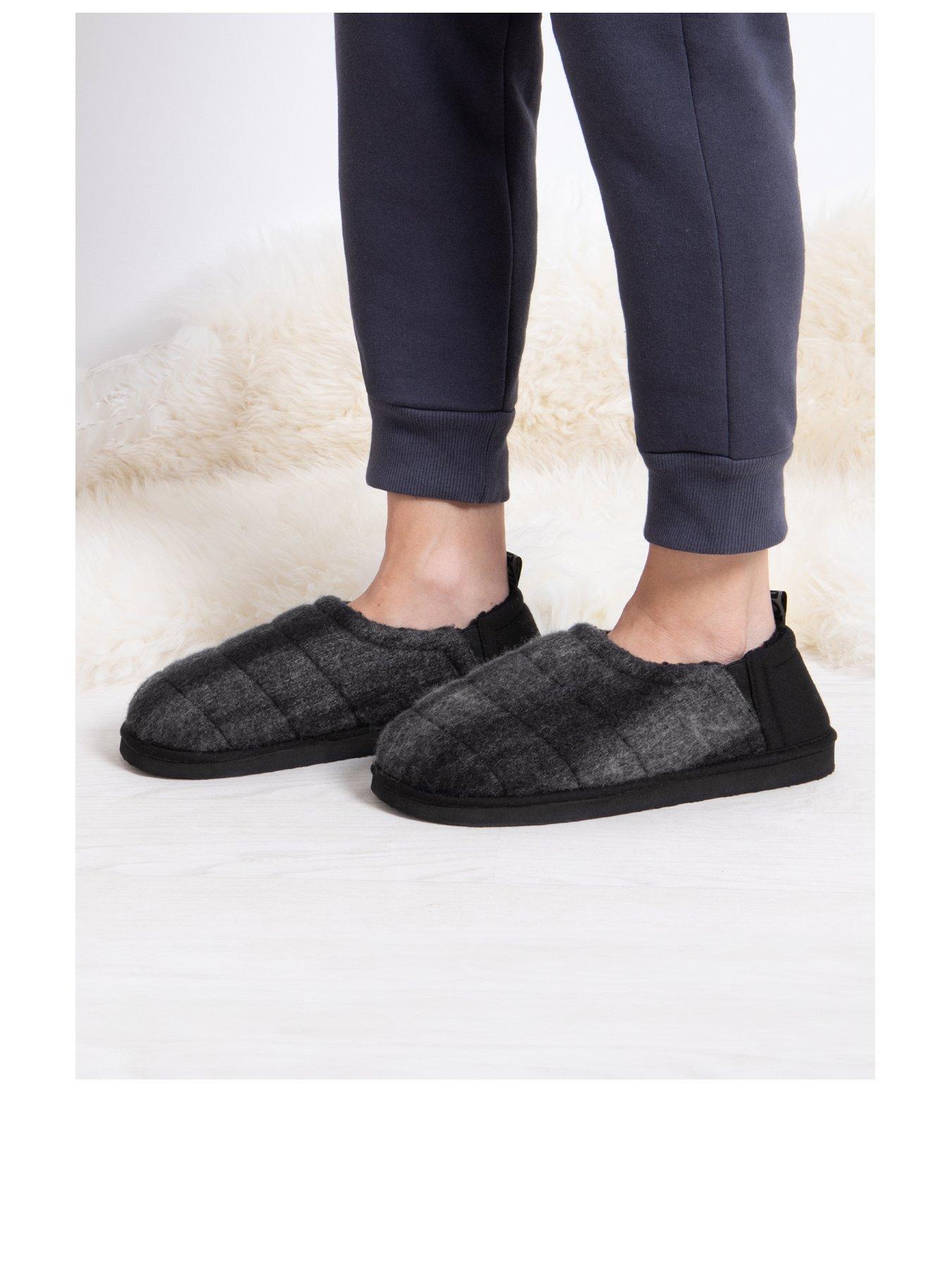 Image 2 of 5 of TOTES Quilted Full-back Slippers