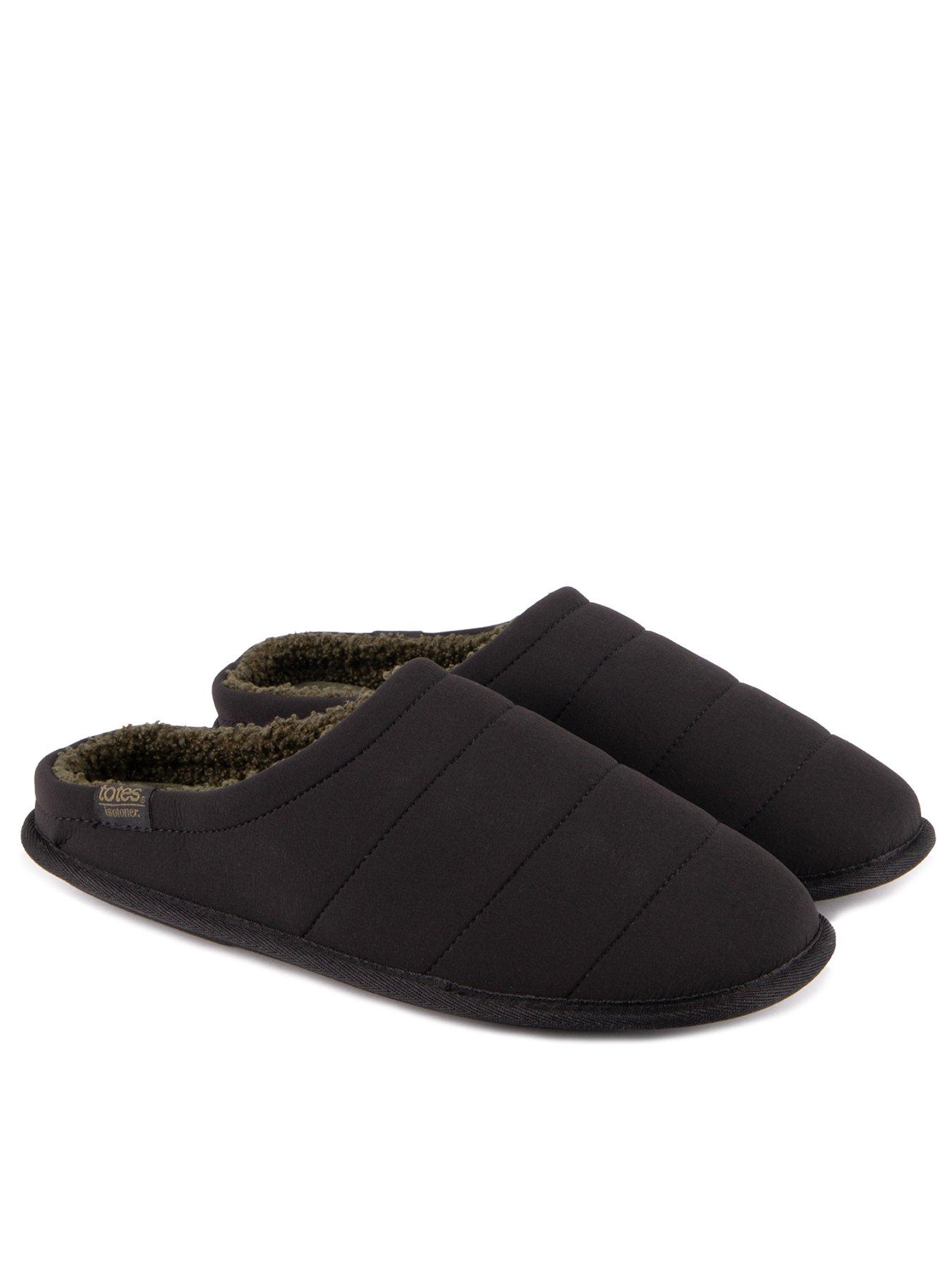 undefined Isotoner Sport Quilted Mule Slipper - Black