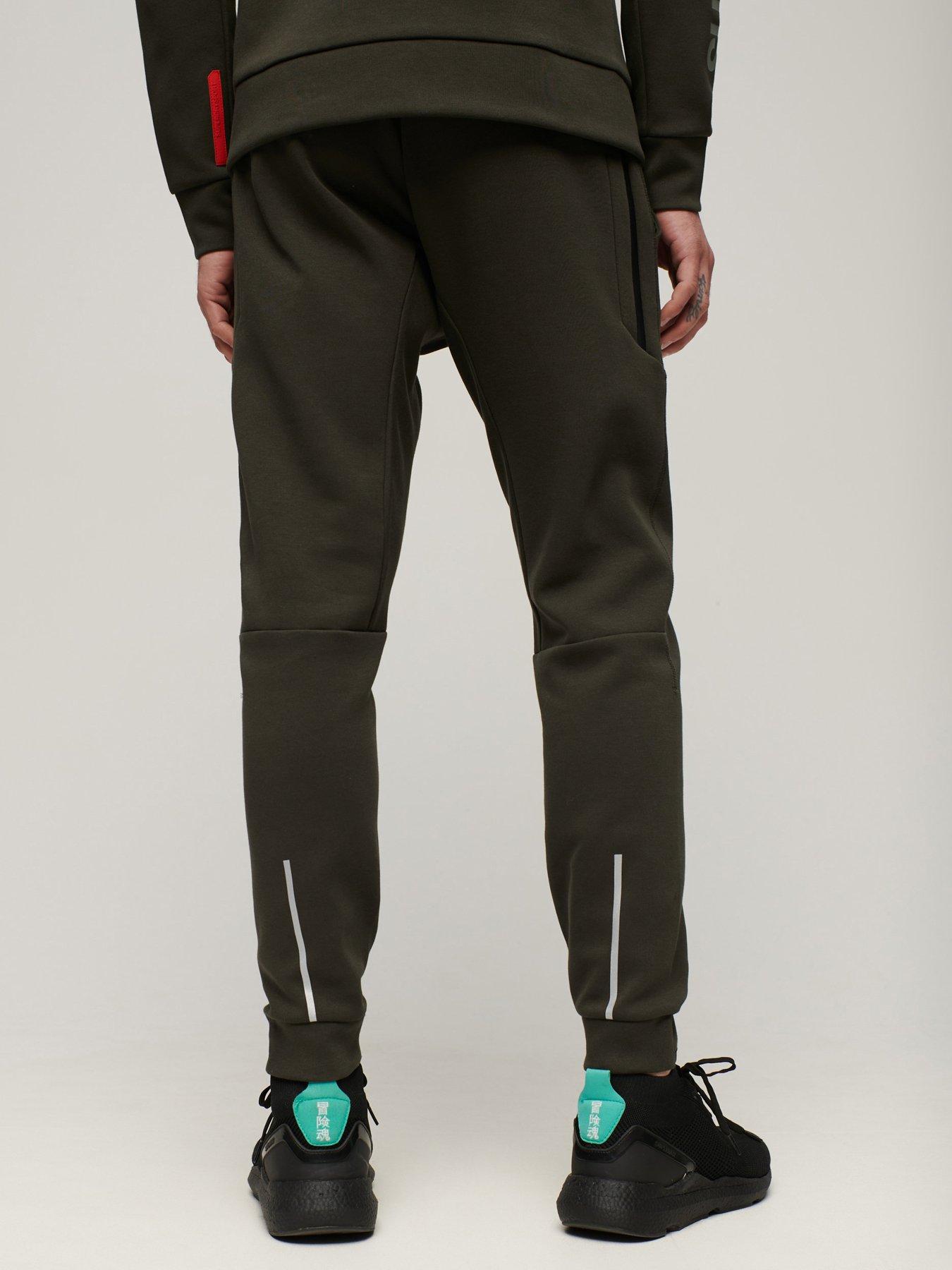 Image 2 of 6 of Superdry Sport Tech Tapered Joggers - Dark Green