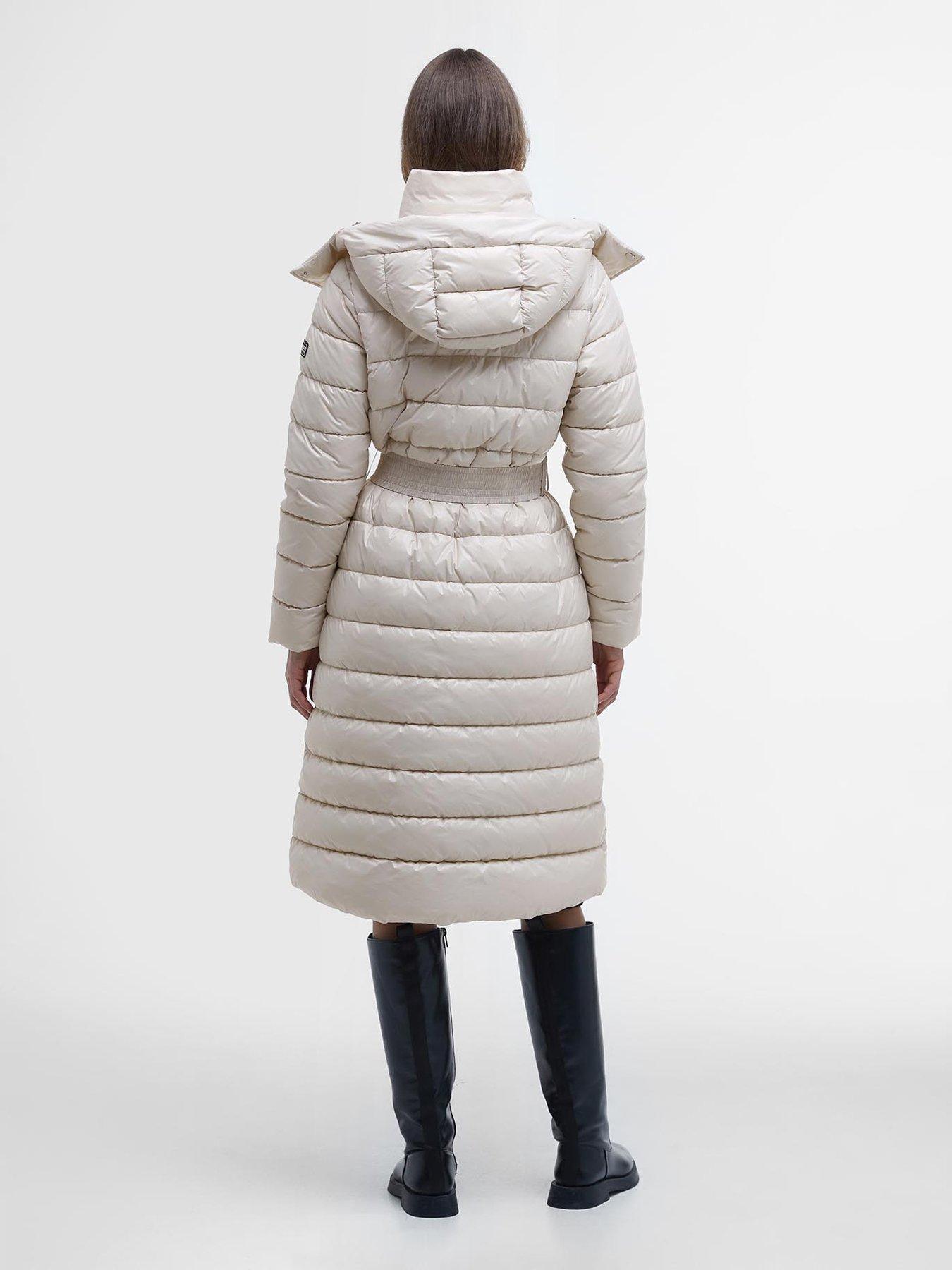Image 2 of 6 of Barbour International Aisha Quilted Jacket - Cream