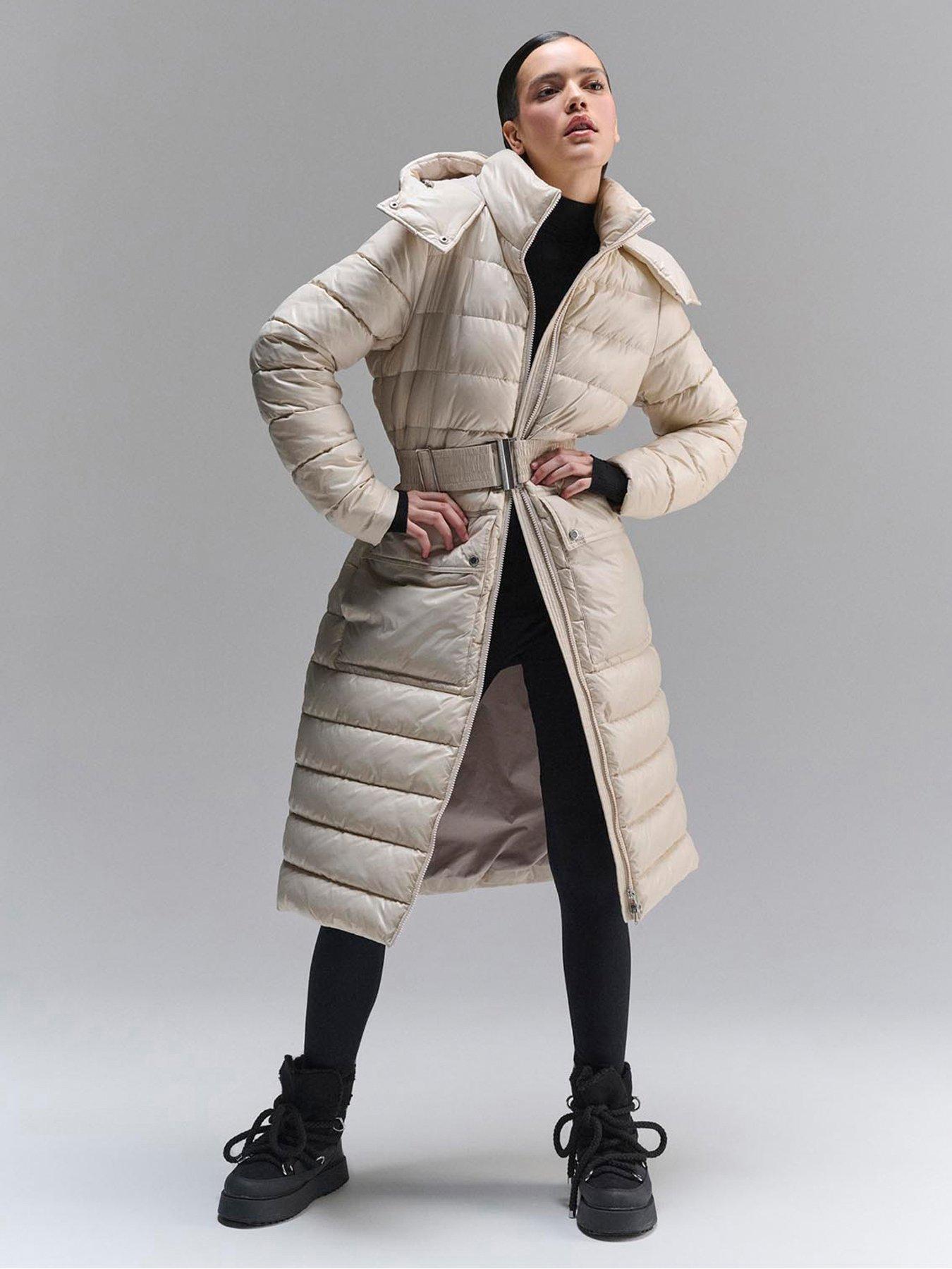 Image 5 of 6 of Barbour International Aisha Quilted Jacket - Cream