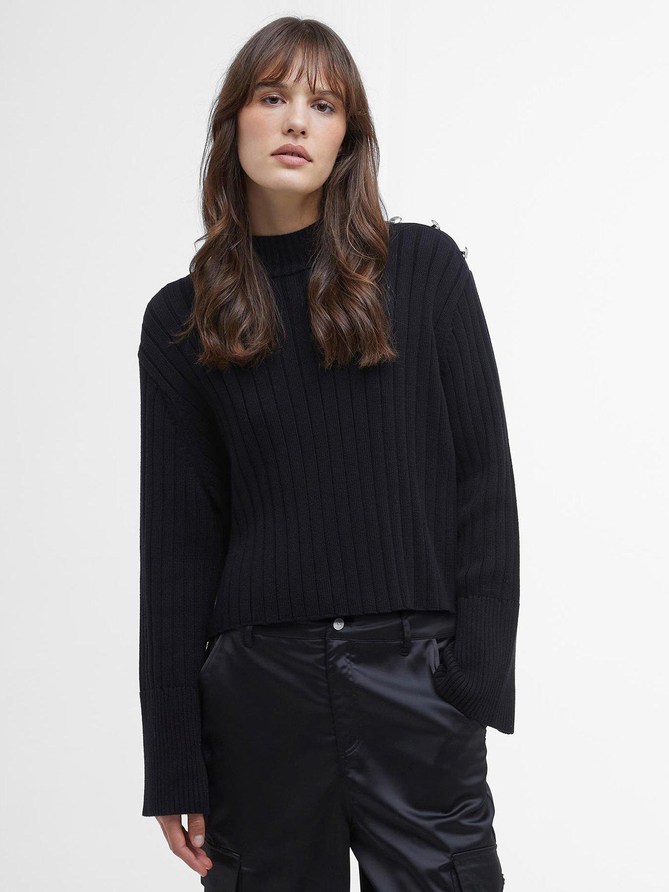 undefined Della Knitted Jumper - Black