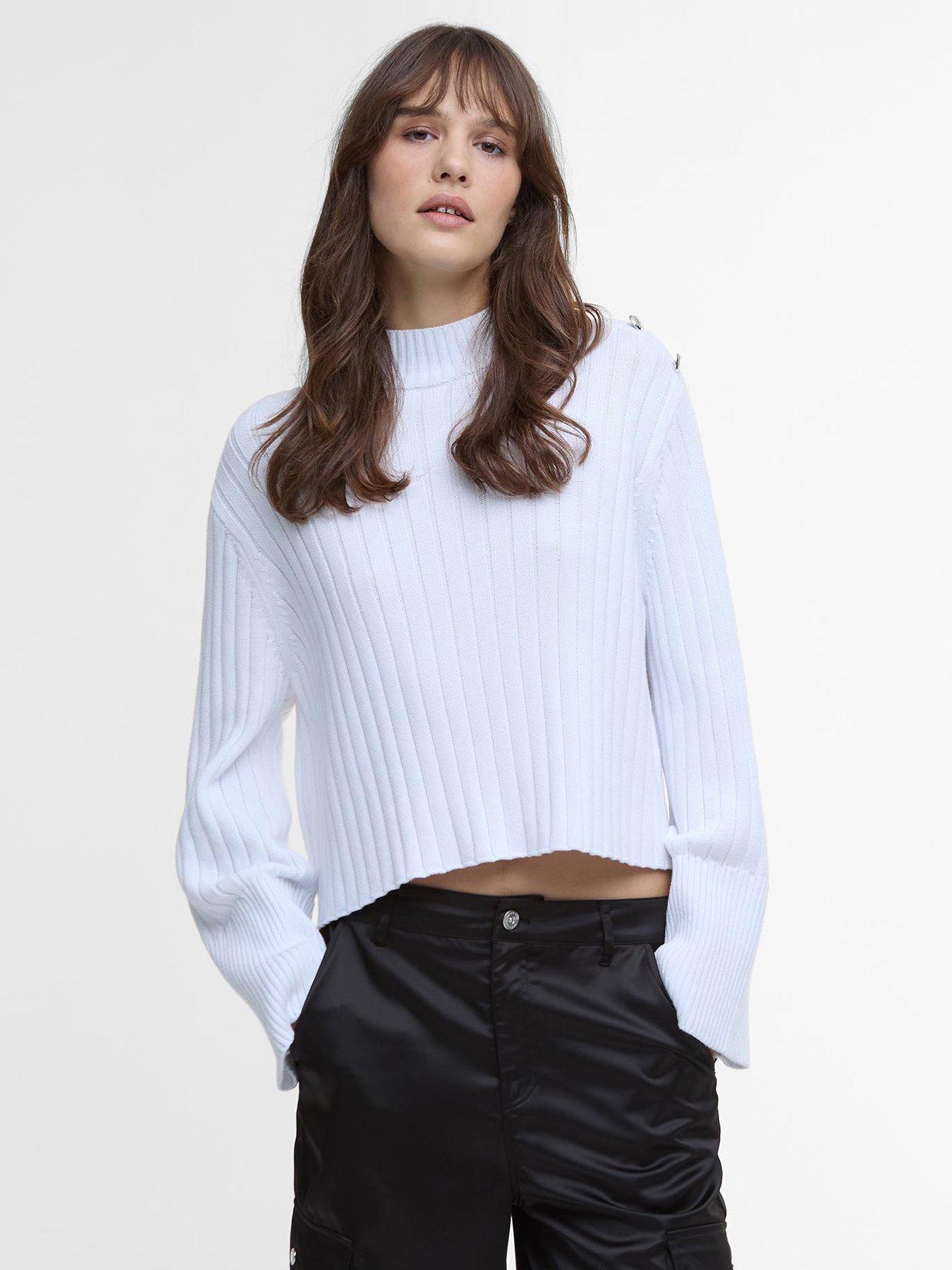 undefined Della Knitted Jumper - White