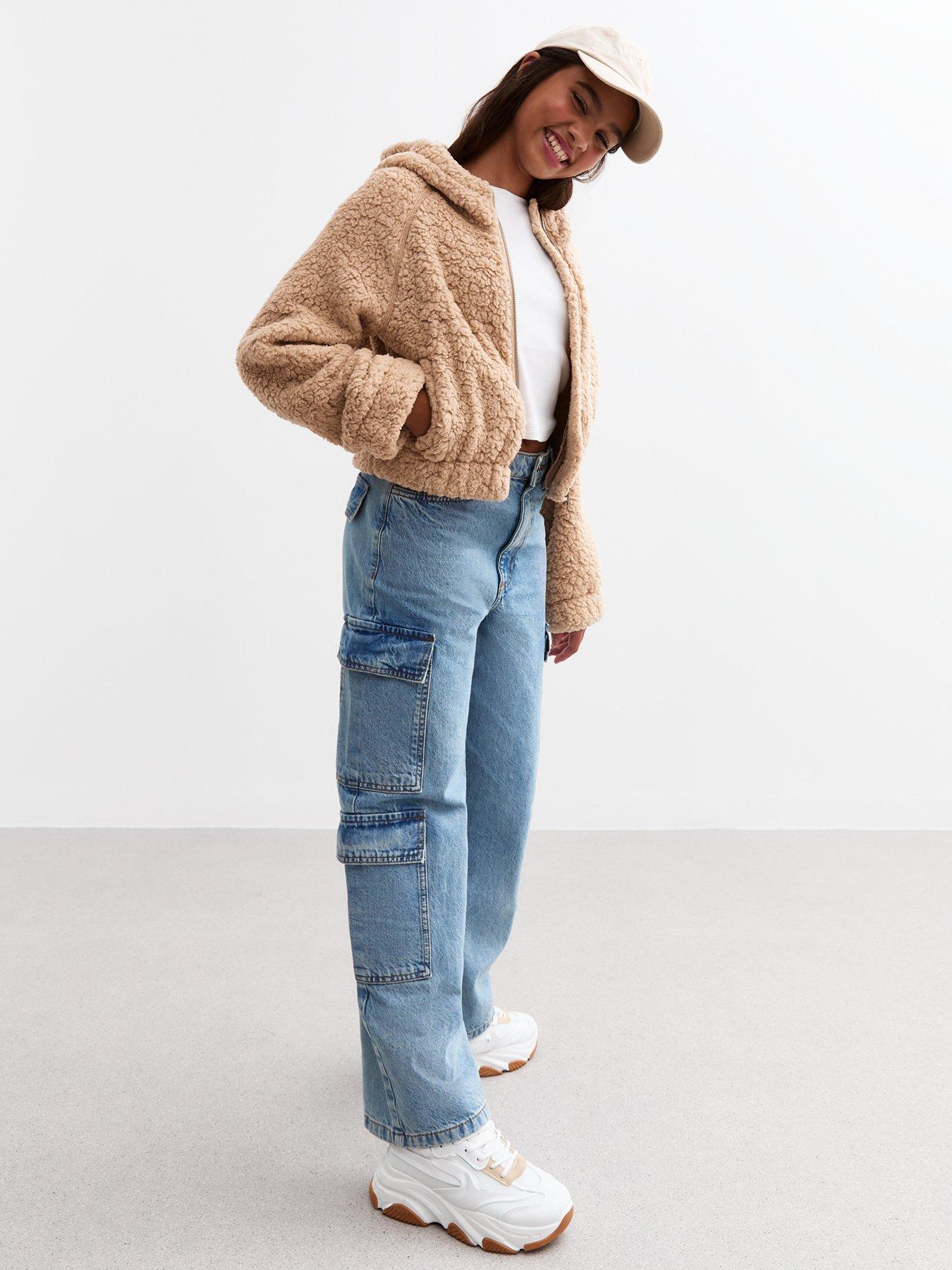 Girls borg jacket hot sale