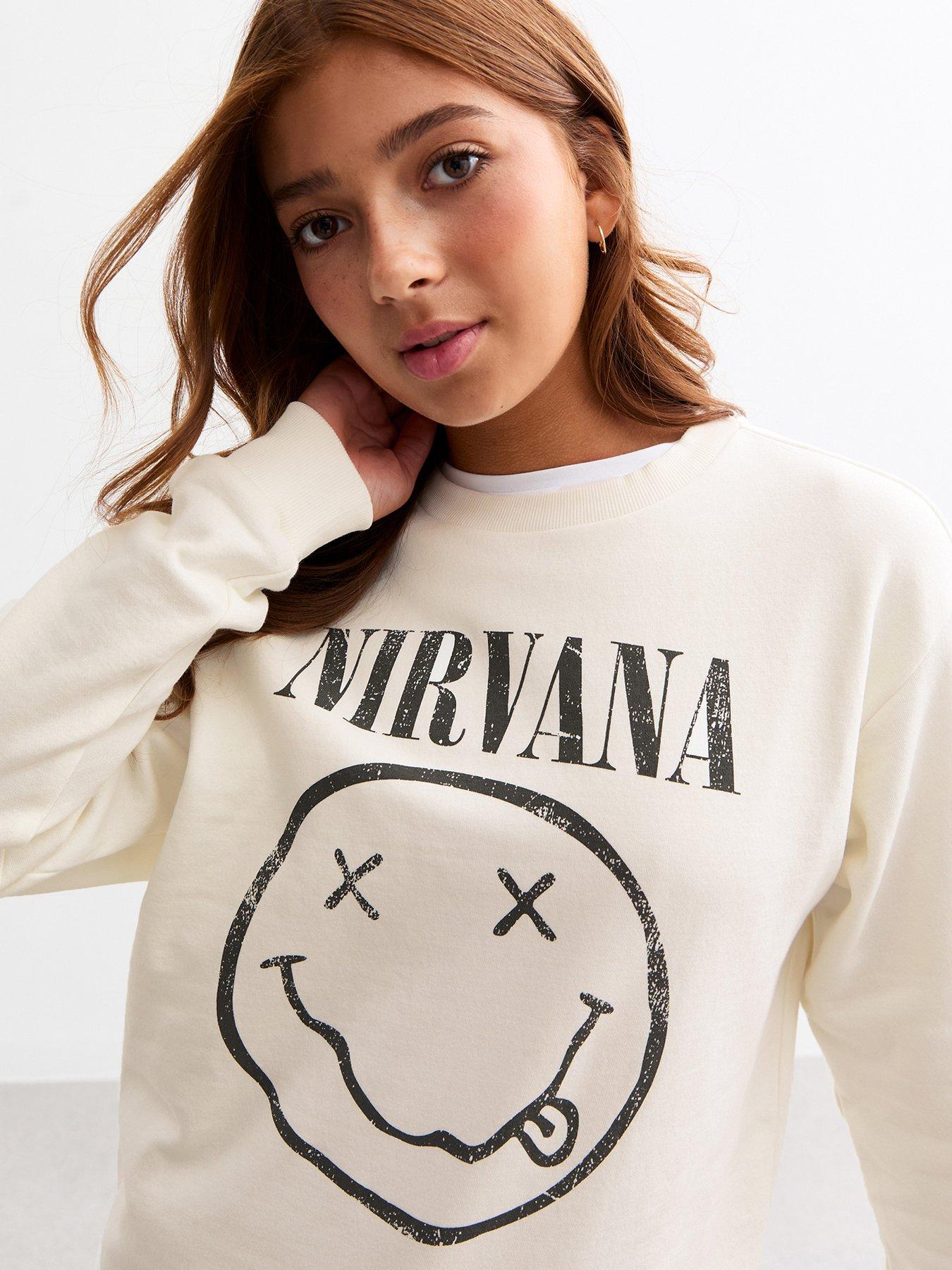 Girls Cream Nirvana Sweatshirt