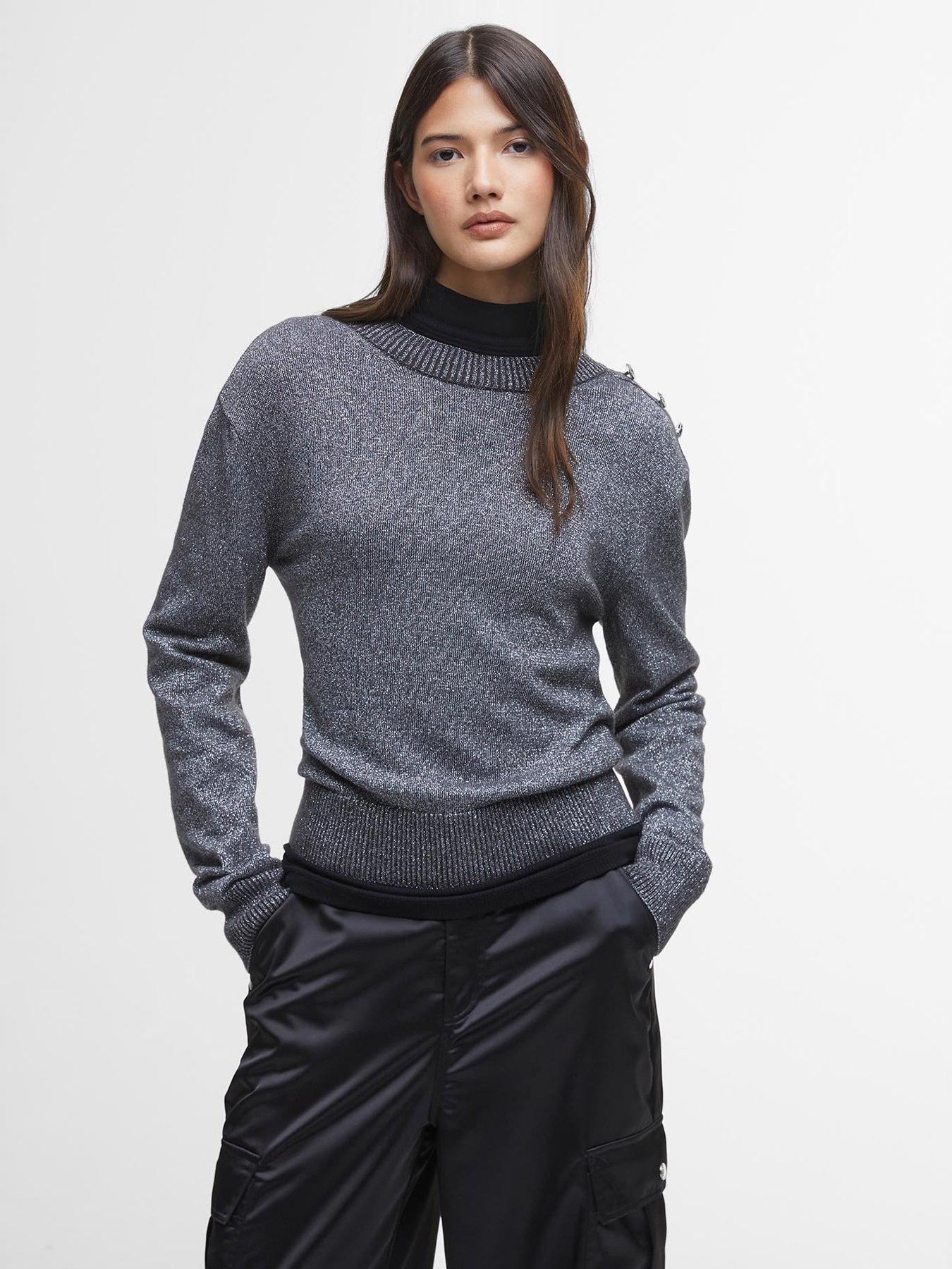 undefined Jade Knitted Jumper - Grey