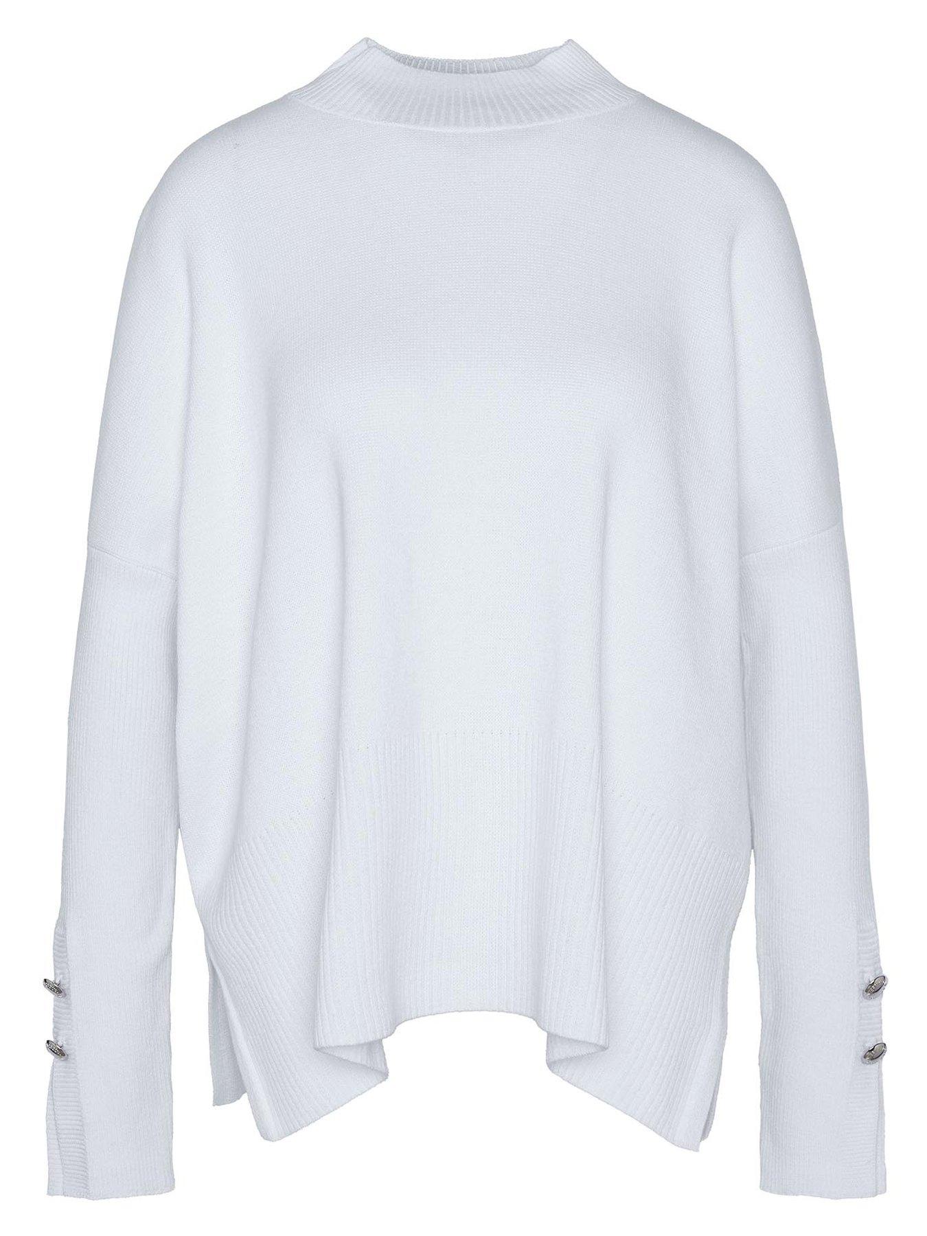 Image 6 of 6 of Barbour International Kaylee Knitted Jumper - White