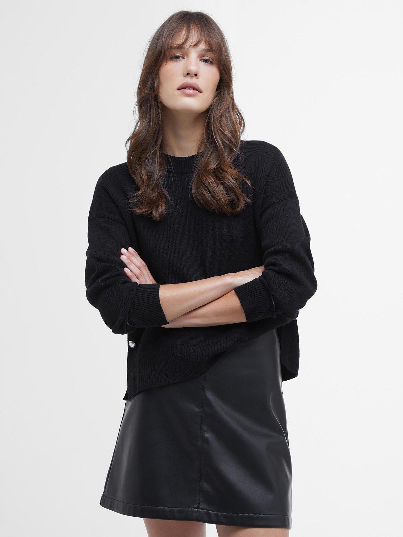 undefined Peyton Knitted Jumper - Black