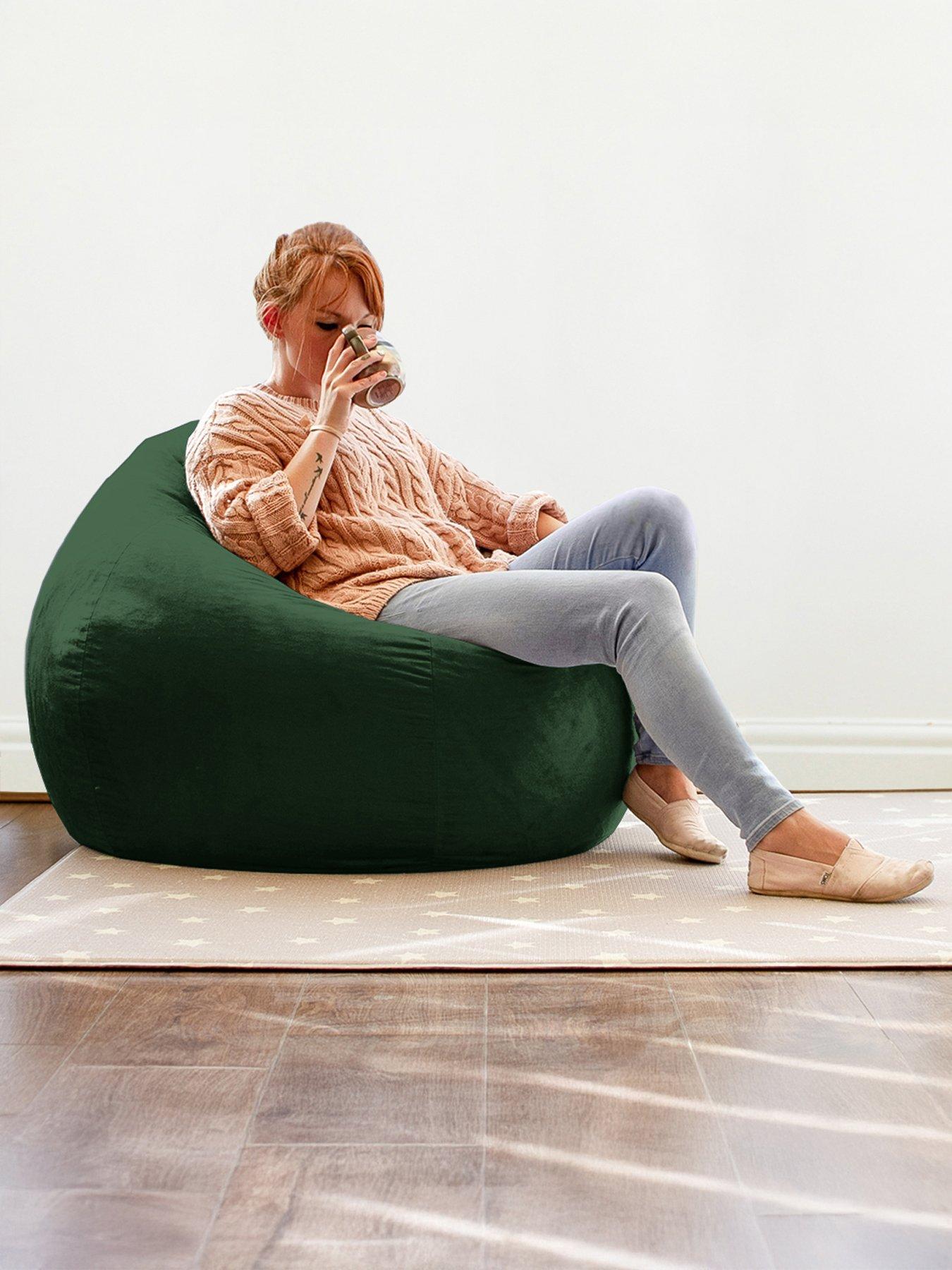 Image 4 of 5 of rucomfy Slouchbag Beanbag Velvet