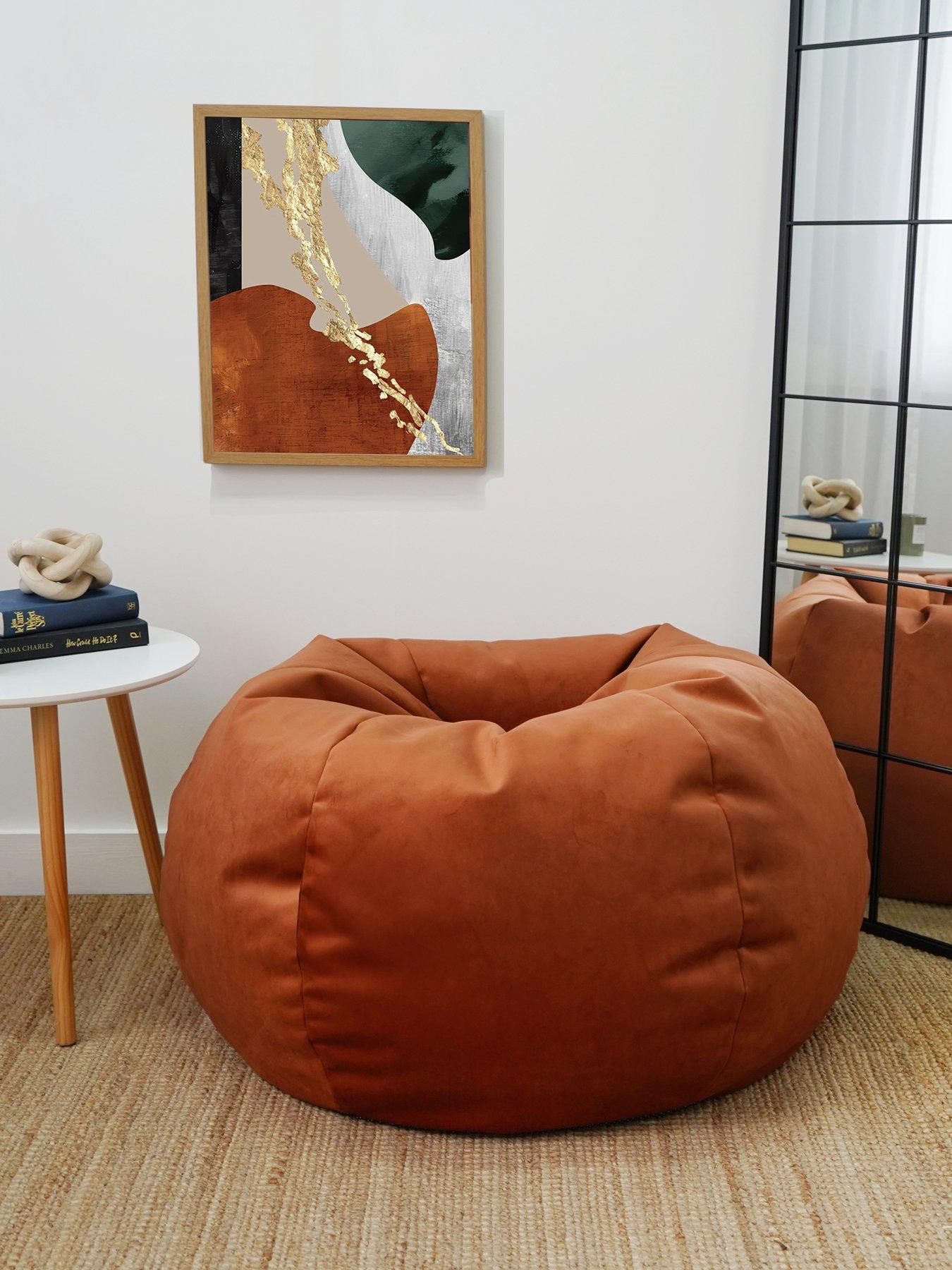 rucomfy Slouchbag Beanbag Velvet