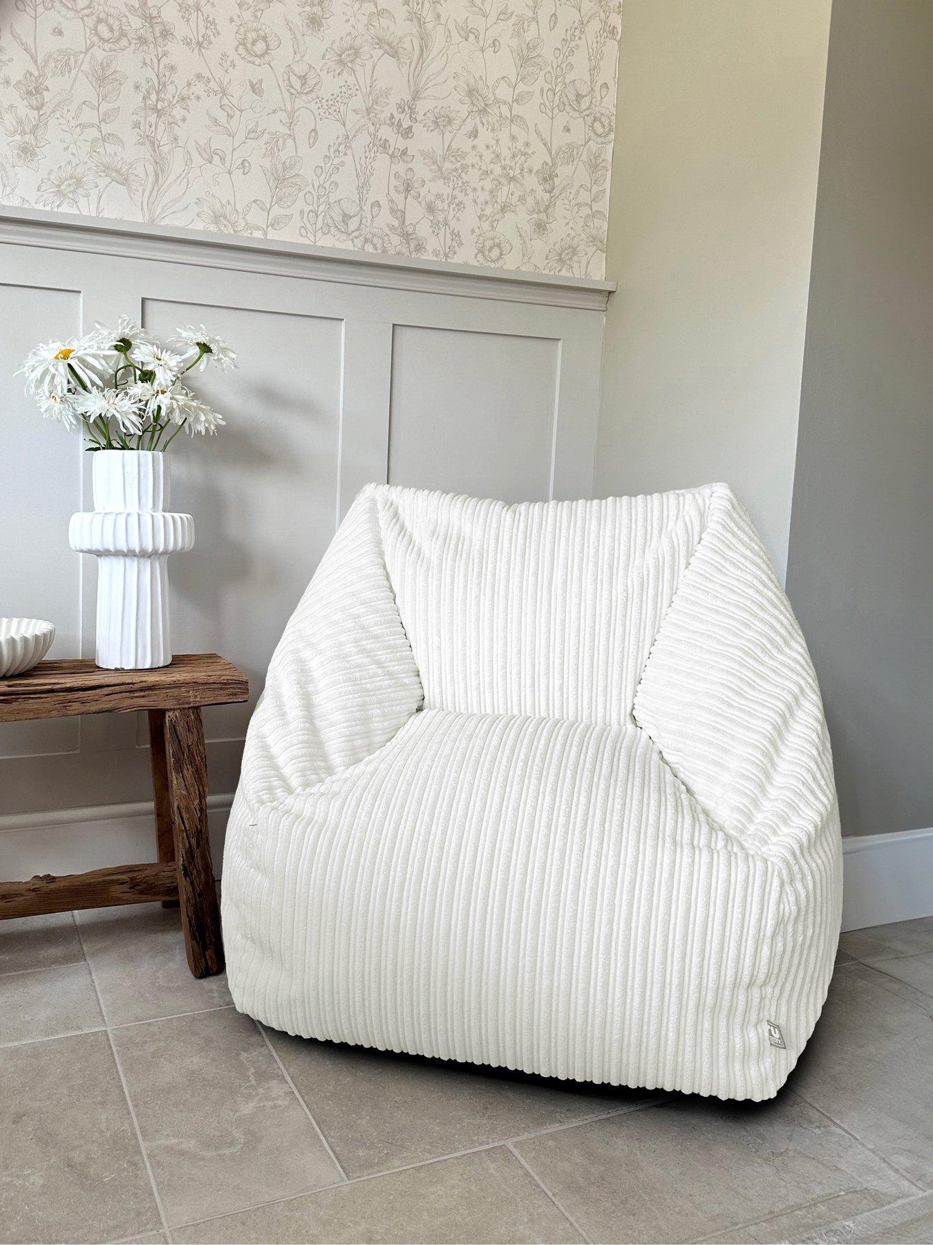 rucomfy Jumbo Cord Snuggle Chair Beanbag