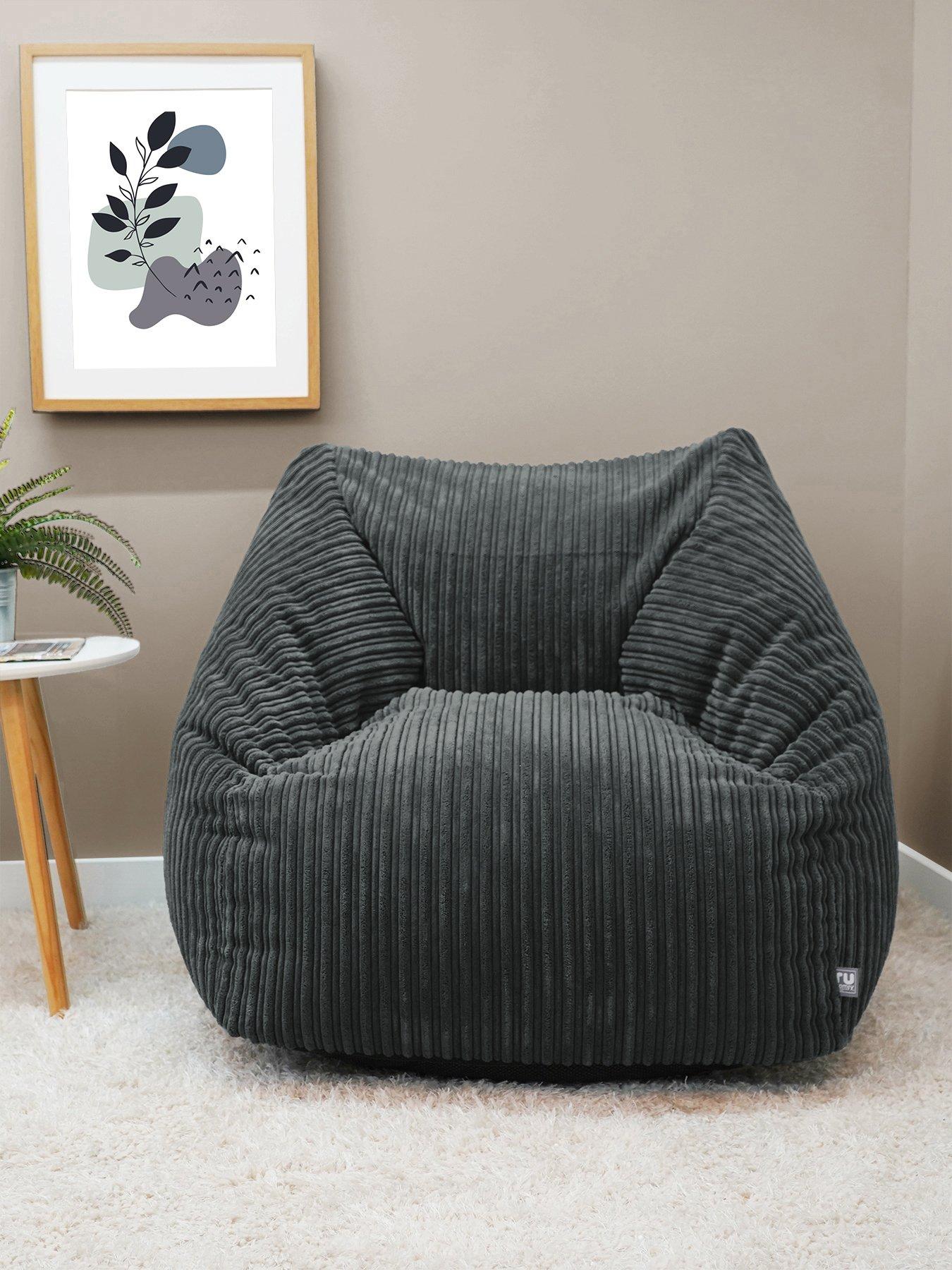 rucomfy Jumbo Cord Snuggle Chair Beanbag