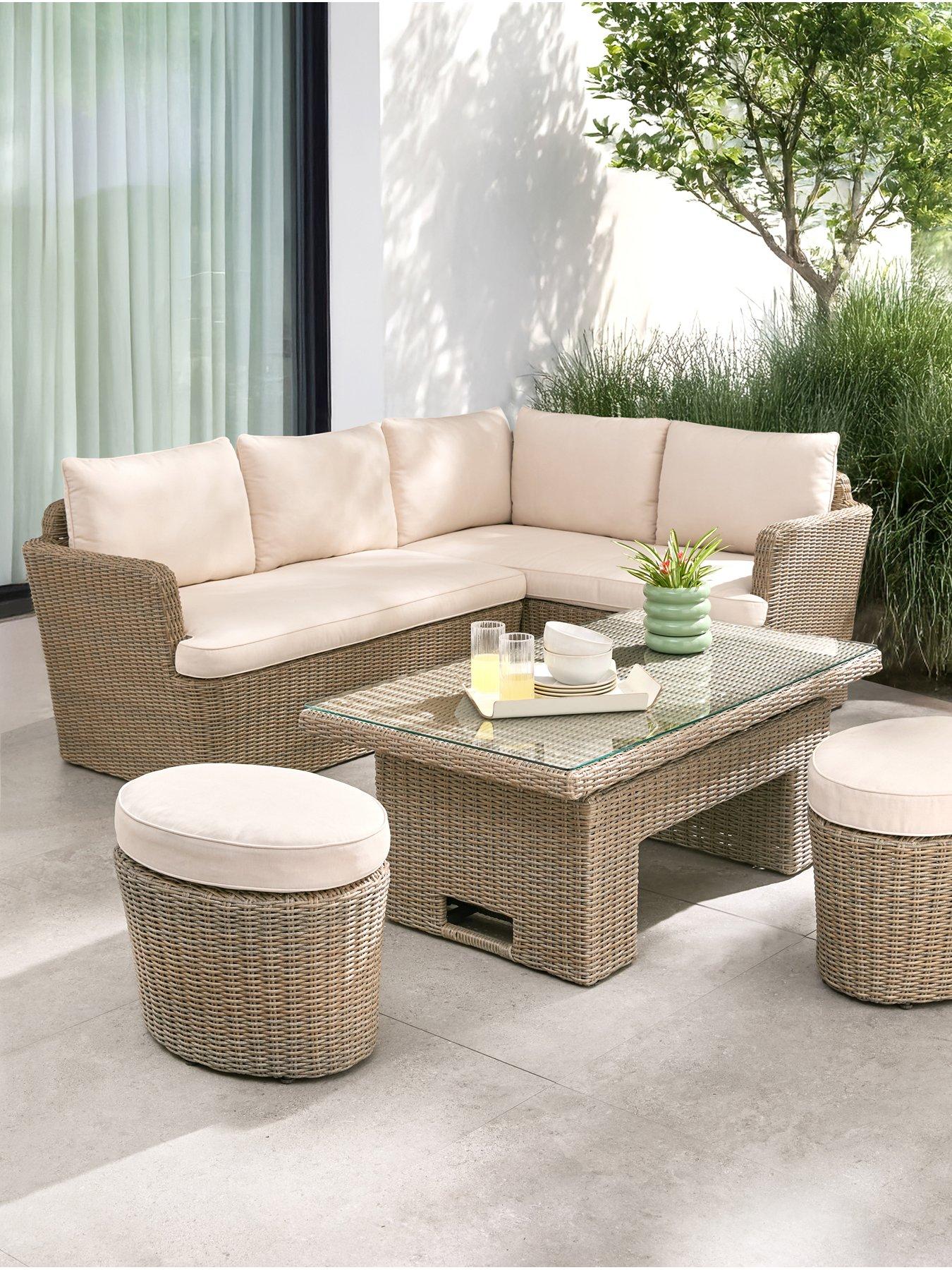 undefined Albany Corner Dining Set With Lift Up Table
