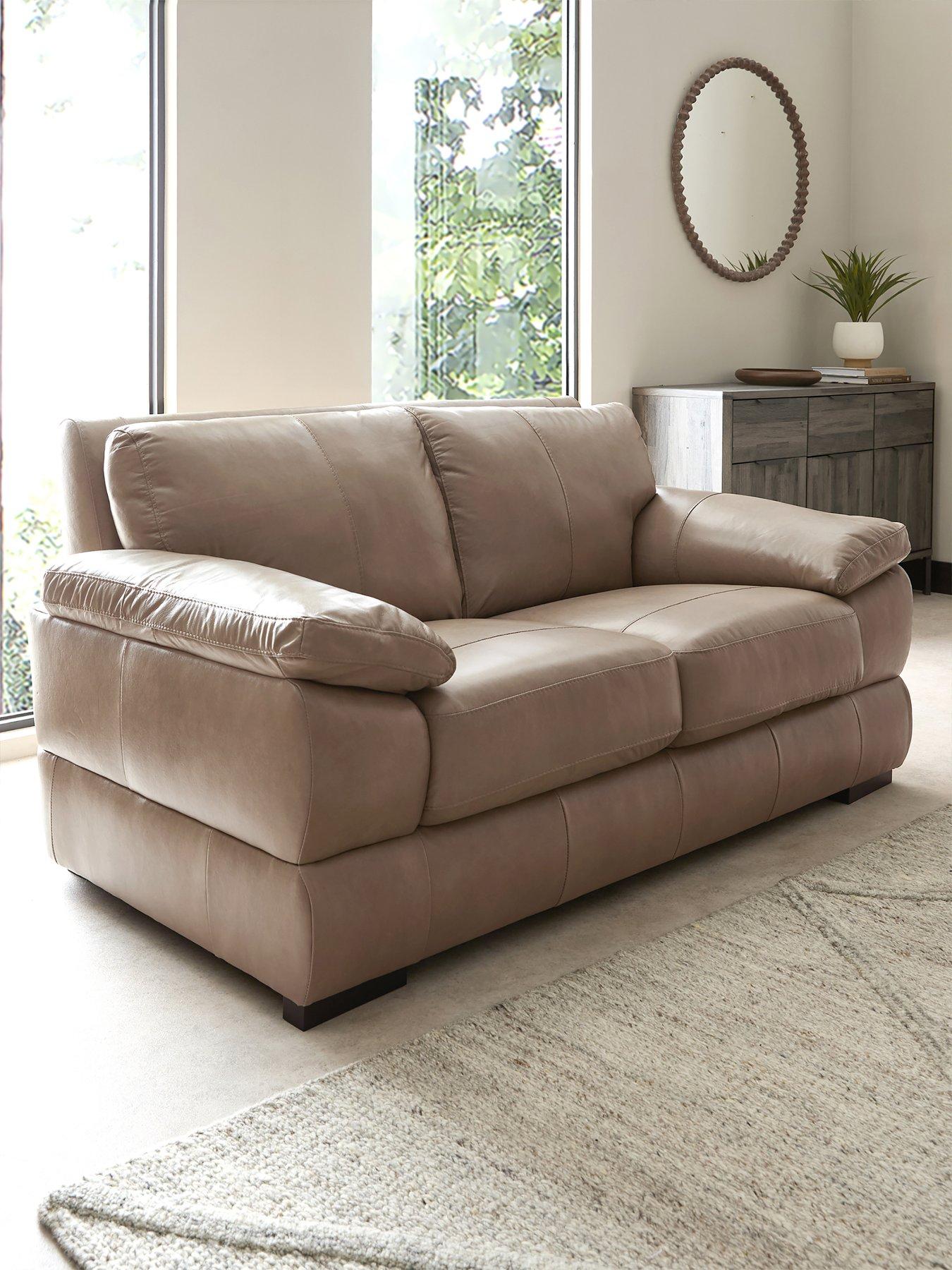 The Very Collection Marlow Italian Leather 2 Seater Sofa - FSC® Certified