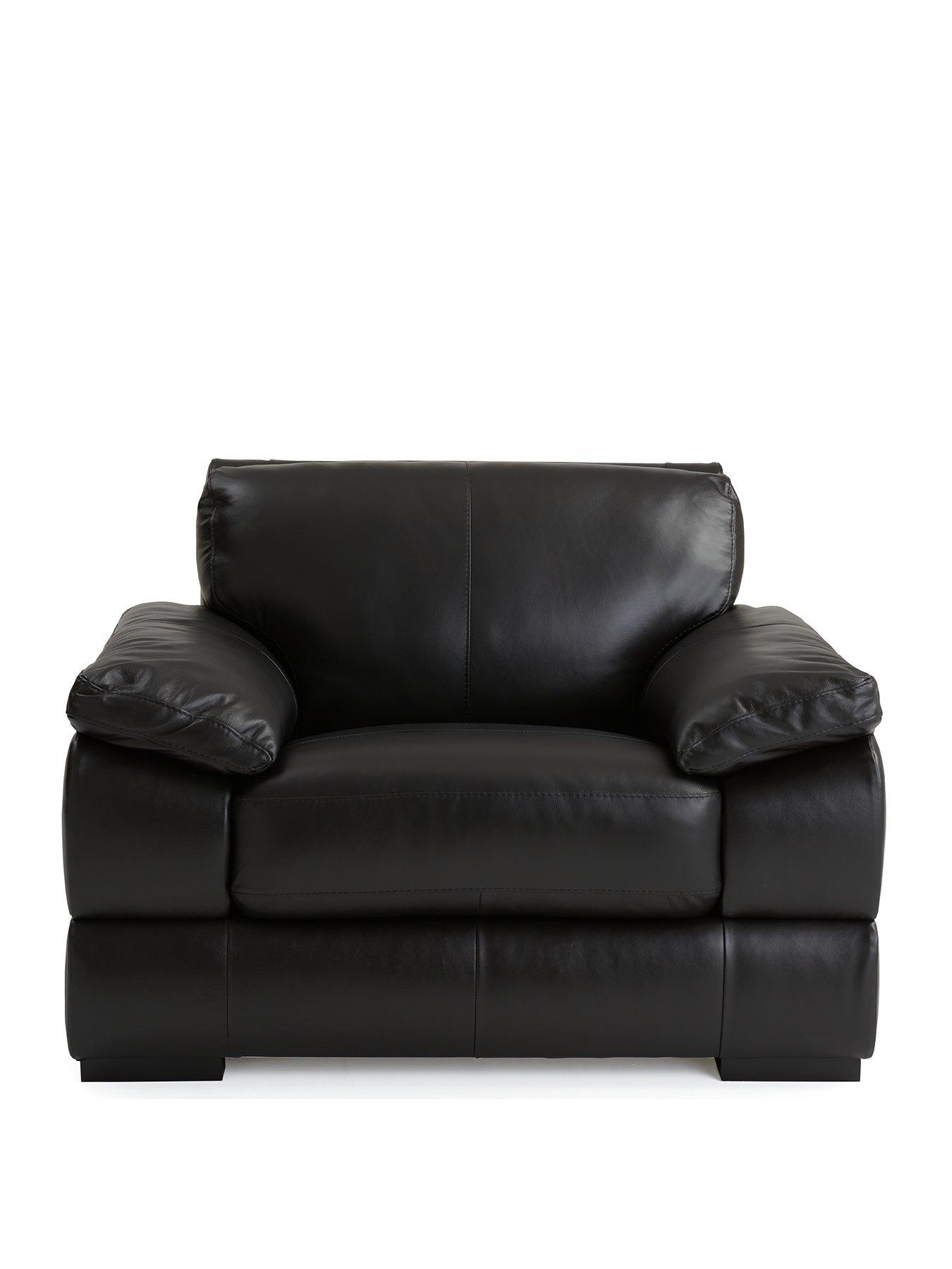 Image 2 of 7 of The Very Collection Marlow Leather Armchair