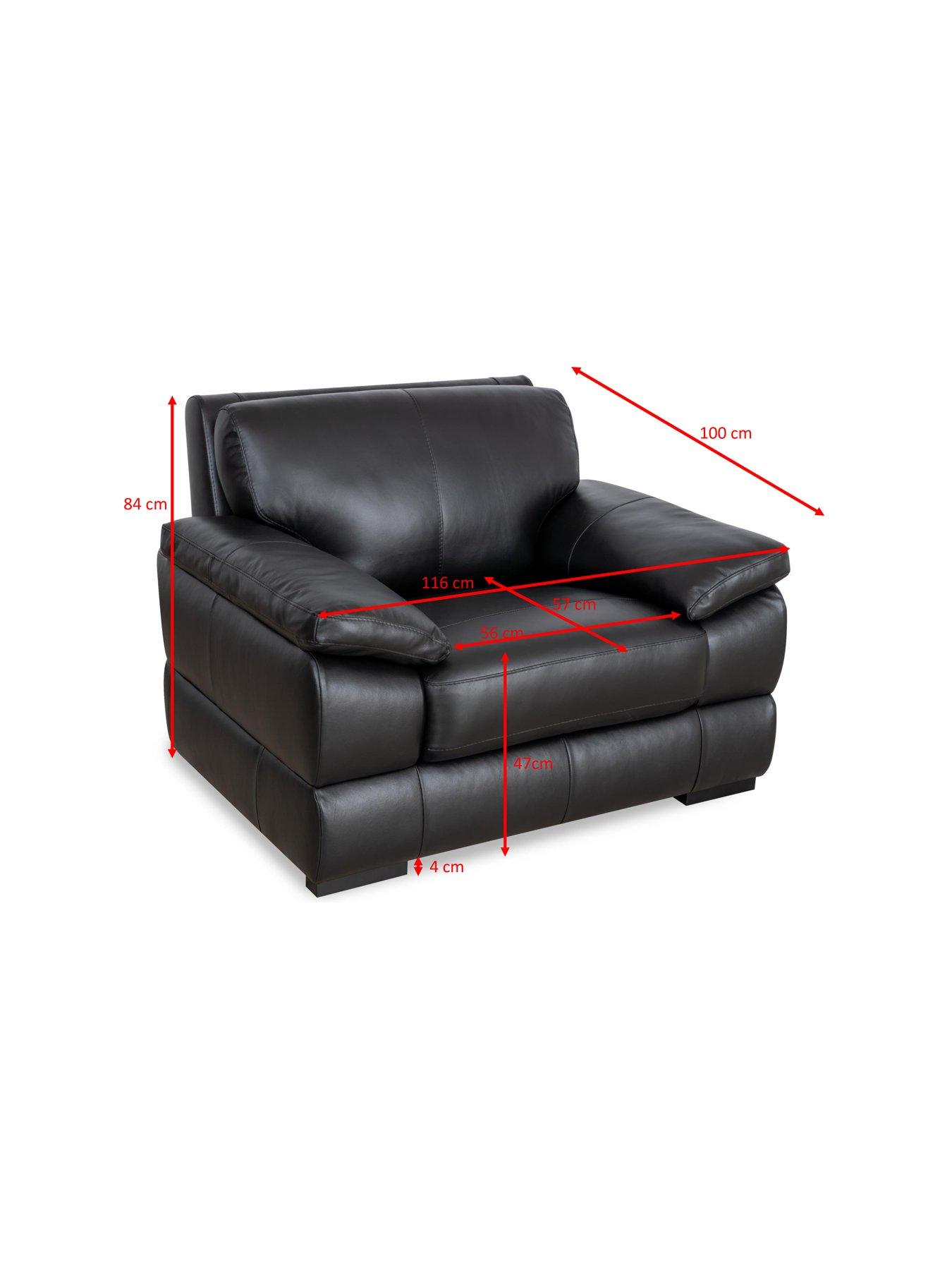 Image 7 of 7 of The Very Collection Marlow Leather Armchair