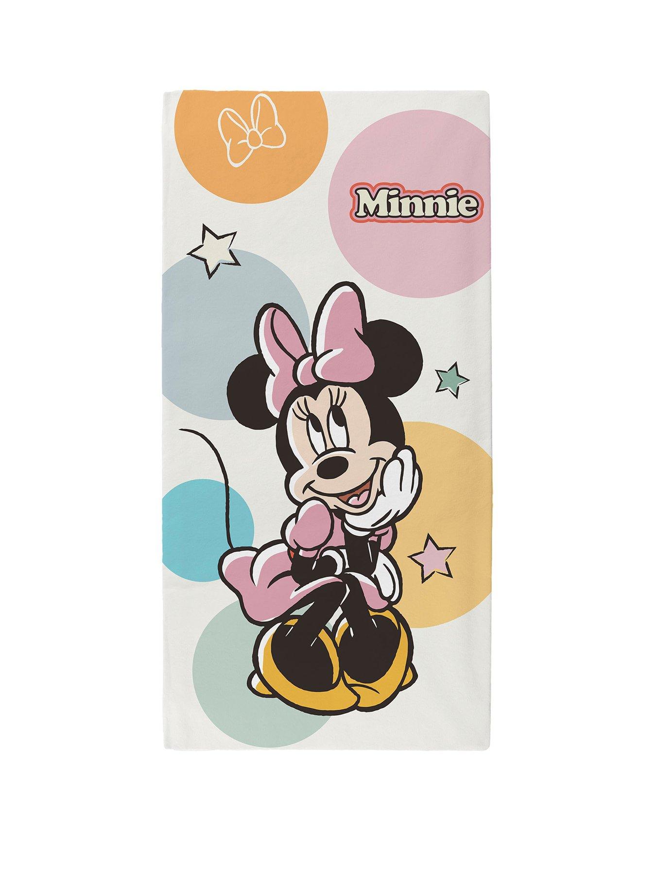Image 1 of 2 of Minnie Mouse Dots Towel- 70x140cm