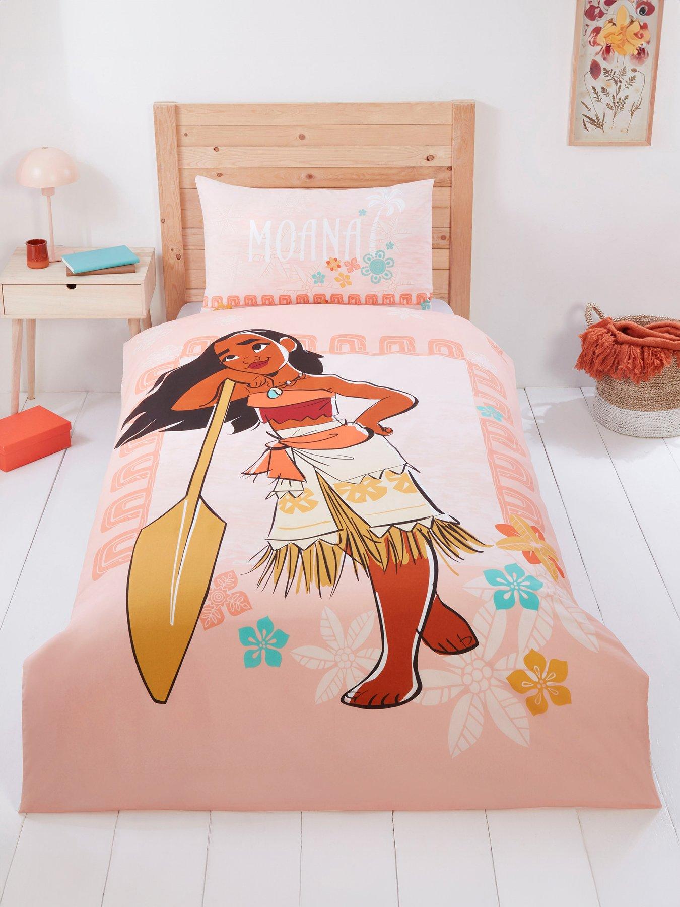 Product photograph of Disney Moana Follow Your Dreams Single Duvet Cover Set from very.co.uk