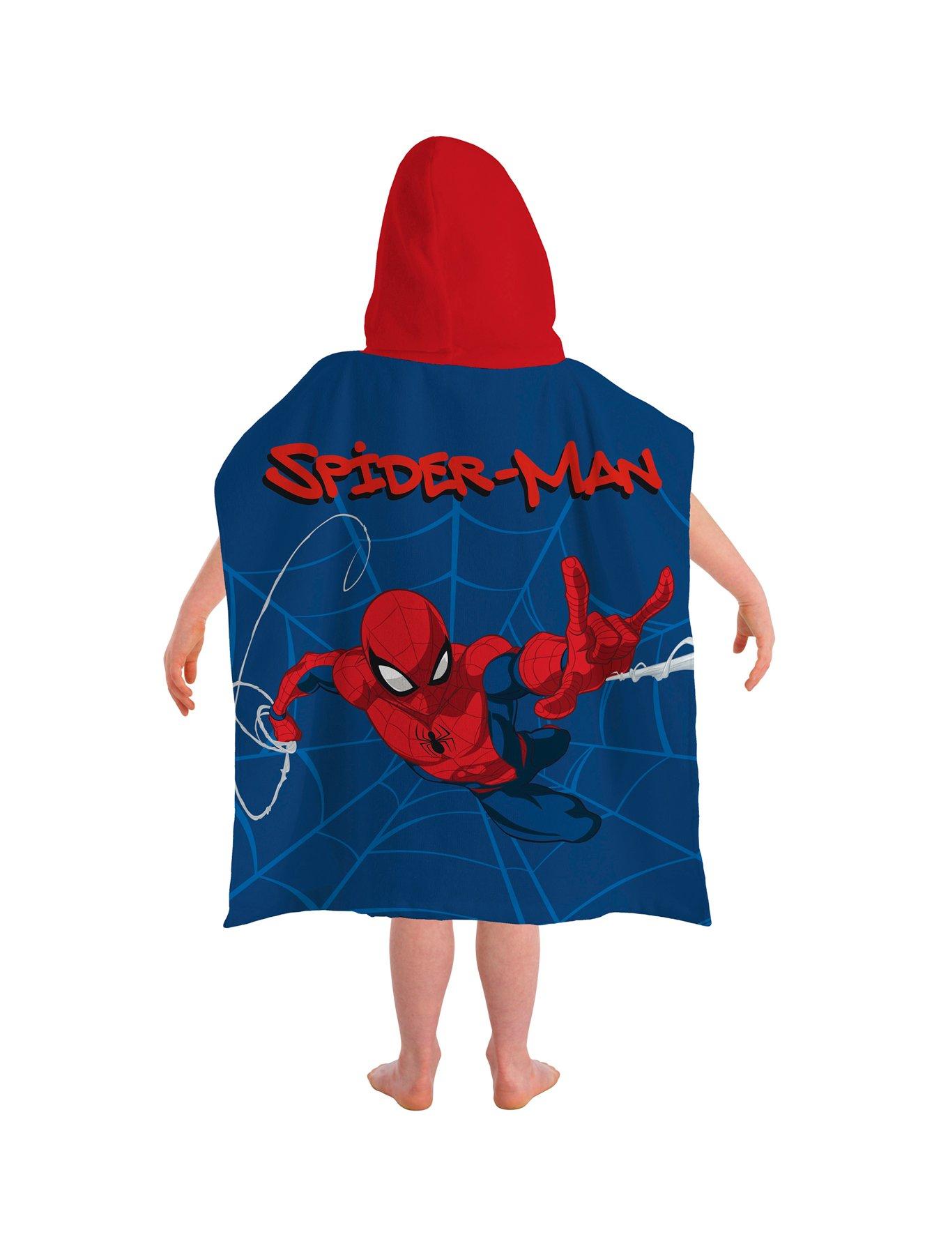 Image 2 of 2 of Marvel Spiderman Jump Hooded Poncho Towel&nbsp;