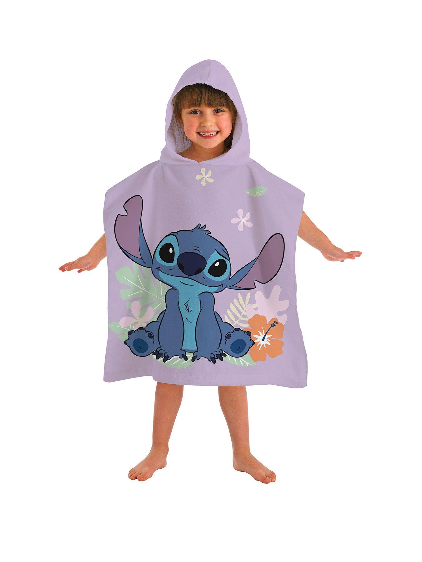 Product photograph of Lilo Stitch Stitch Tropical Hooded Poncho Towel from very.co.uk