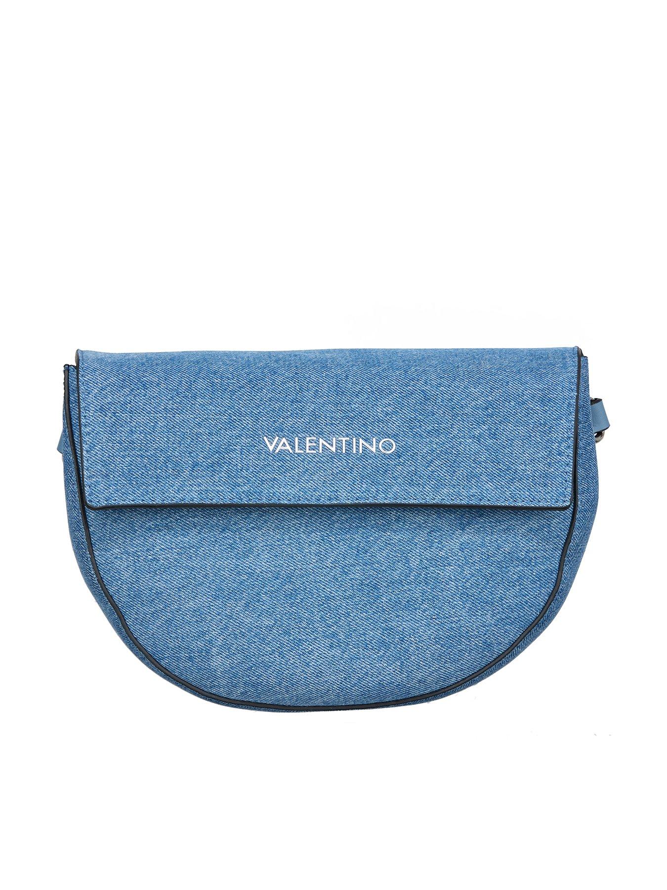 Image 1 of 4 of Valentino Bigs Denim Flap Bag