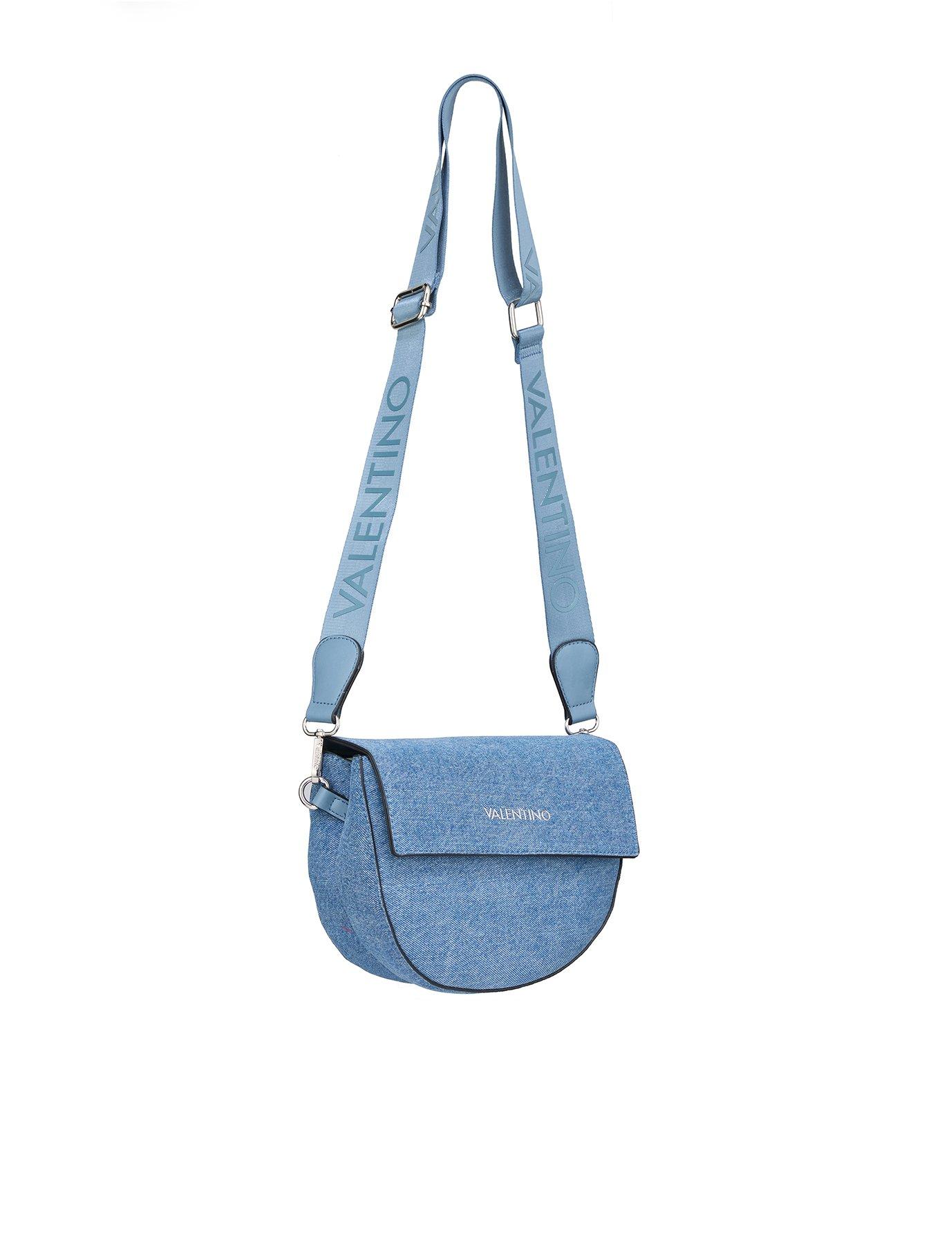 Image 2 of 4 of Valentino Bigs Denim Flap Bag