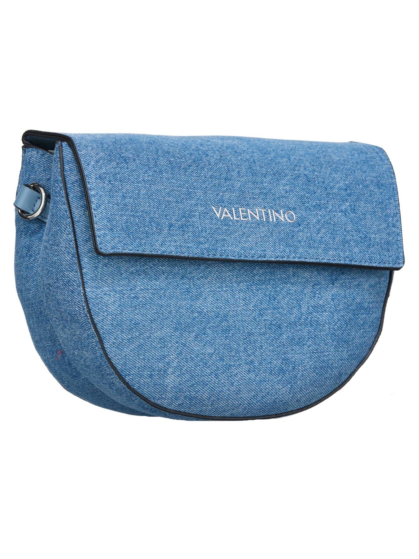 Image 3 of 4 of Valentino Bigs Denim Flap Bag