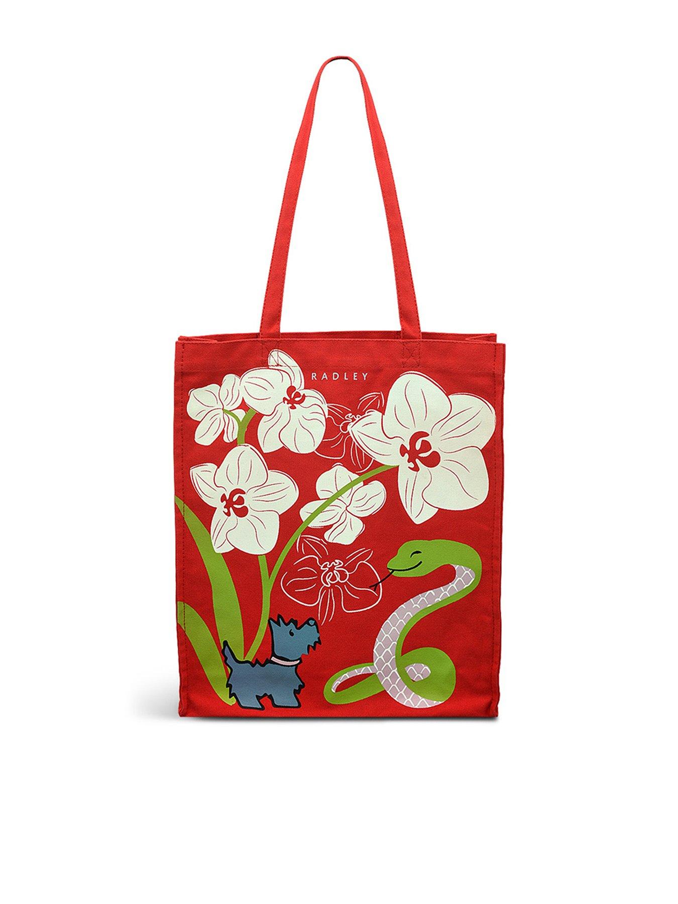 undefined Lunar New Year Ss25 Medium Open Top Tote Bag - Crimson