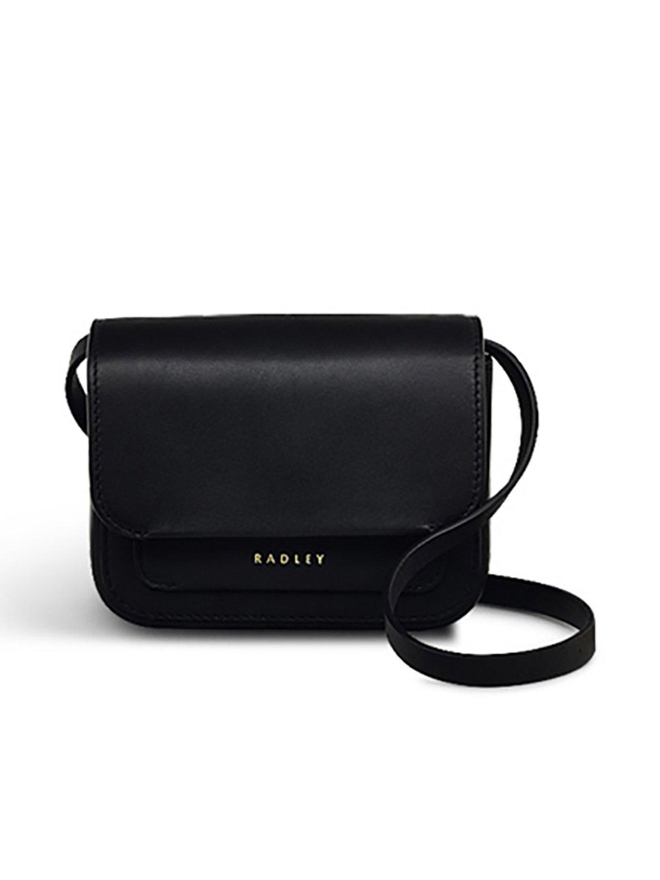 undefined Trinity Square Small Flapover Crossbody Bag - Black