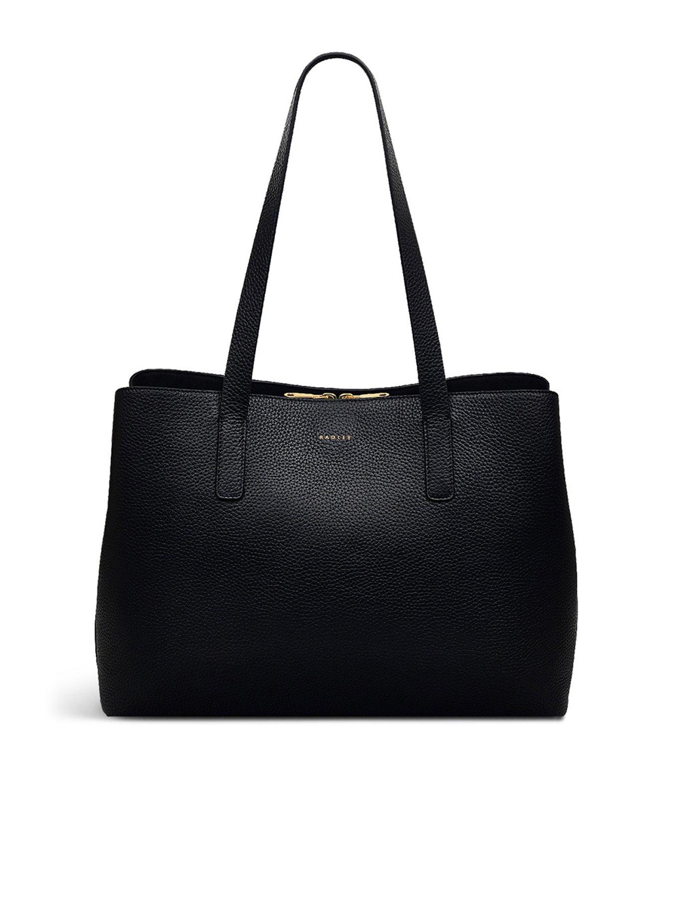 undefined Dukes Place Large Ziptop Shoulder Bag - Black