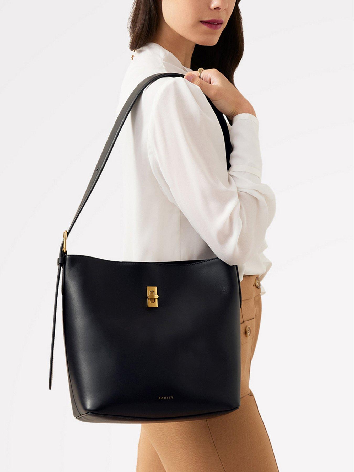 Radley Threadneedle Street Large Open Top Shoulder Bag - Black