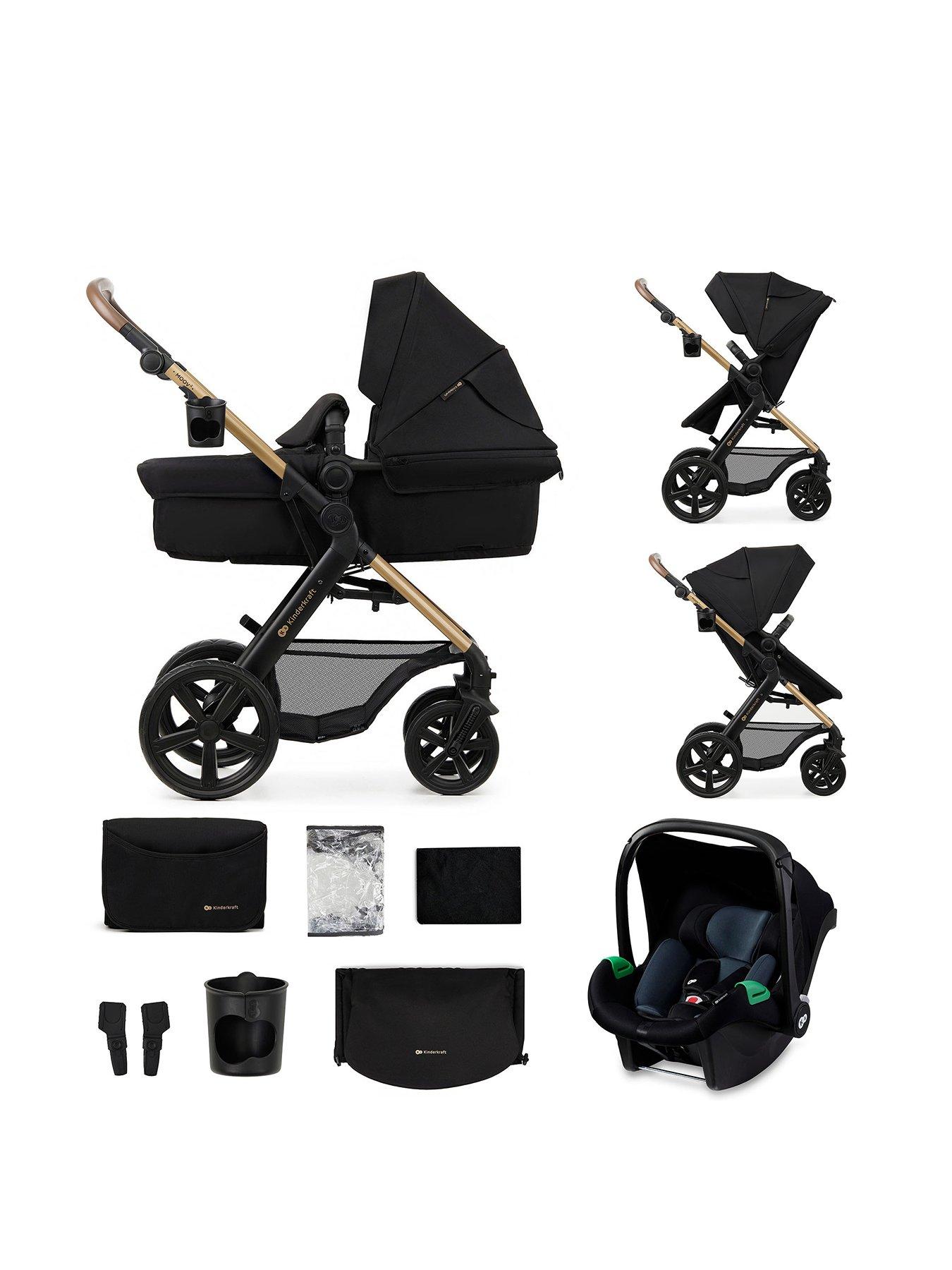 Image 1 of 8 of Kinderkraft MOOV 2 Travel System - Black
