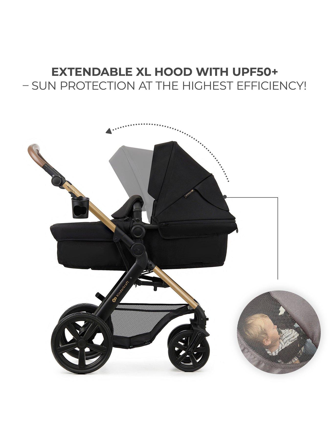 Image 2 of 8 of Kinderkraft MOOV 2 Travel System - Black