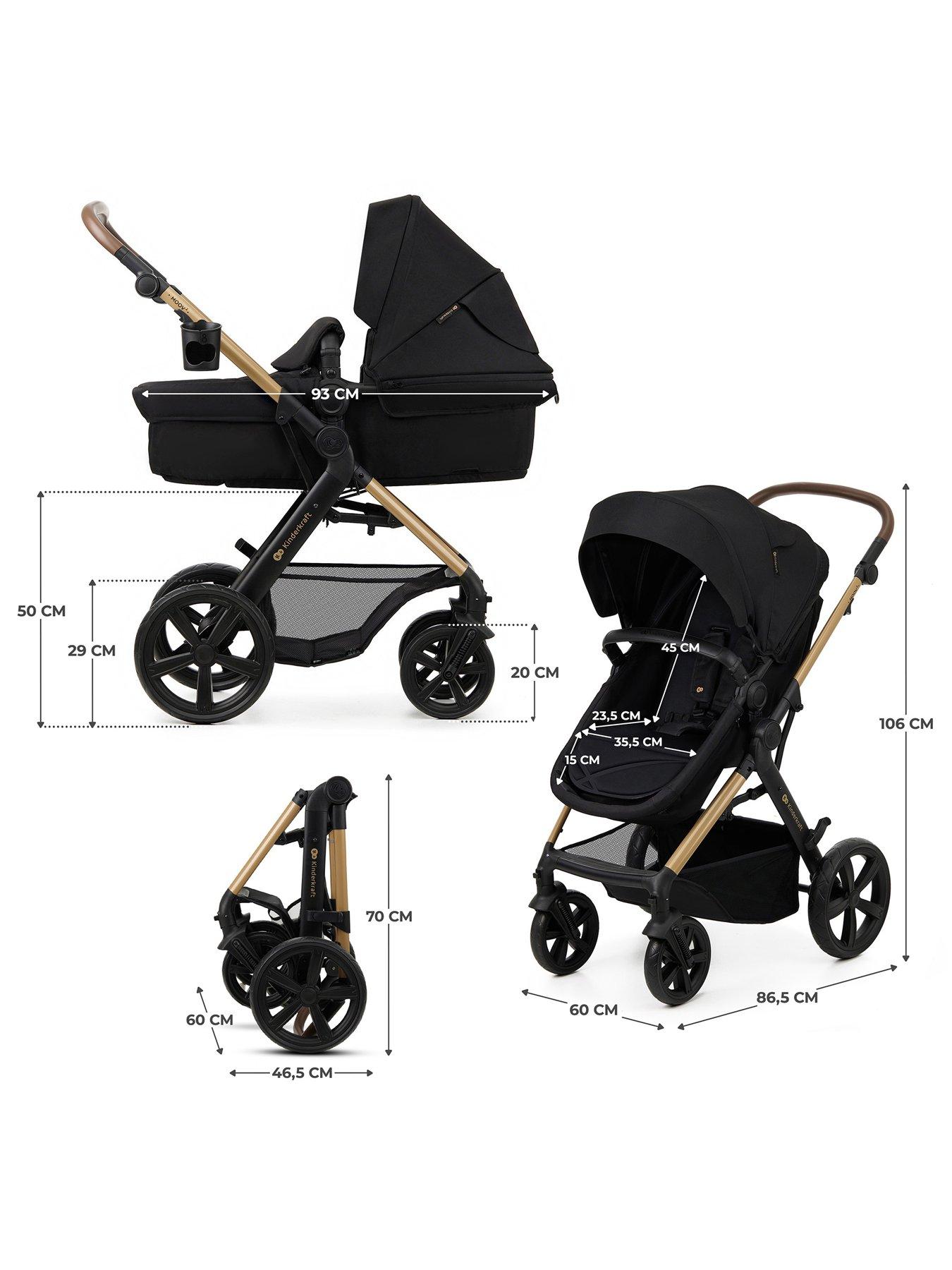 Image 6 of 8 of Kinderkraft MOOV 2 Travel System - Black