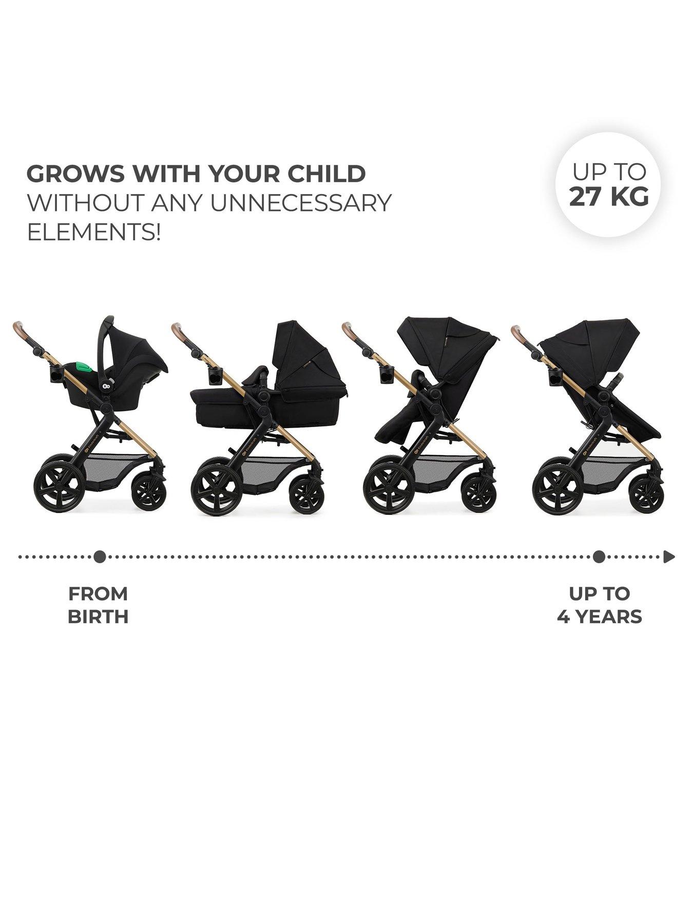 Image 7 of 8 of Kinderkraft MOOV 2 Travel System - Black