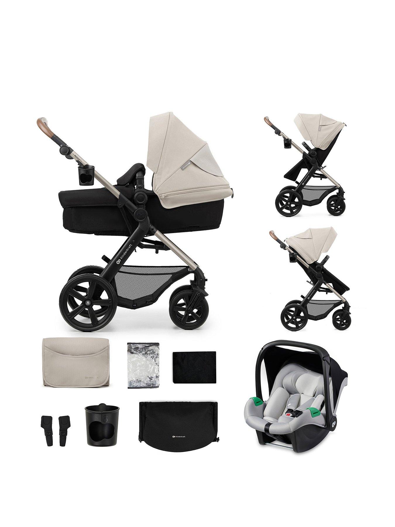 Kinderkraft MOOV 2 Travel System - Light Grey