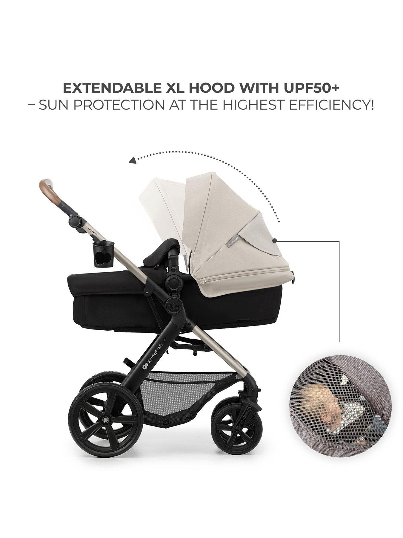 Image 2 of 8 of Kinderkraft MOOV 2 Travel System - Light Grey