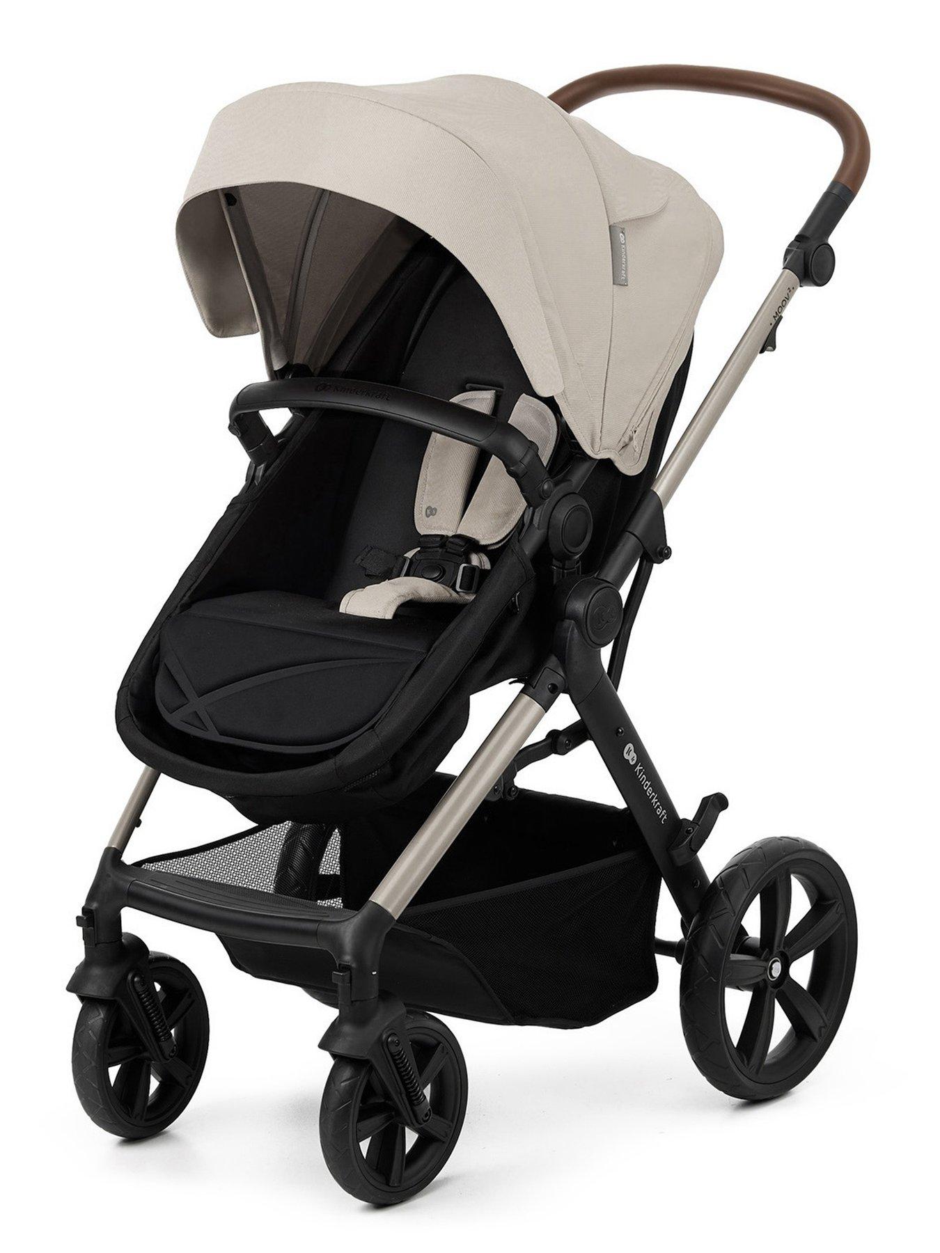 Image 3 of 8 of Kinderkraft MOOV 2 Travel System - Light Grey